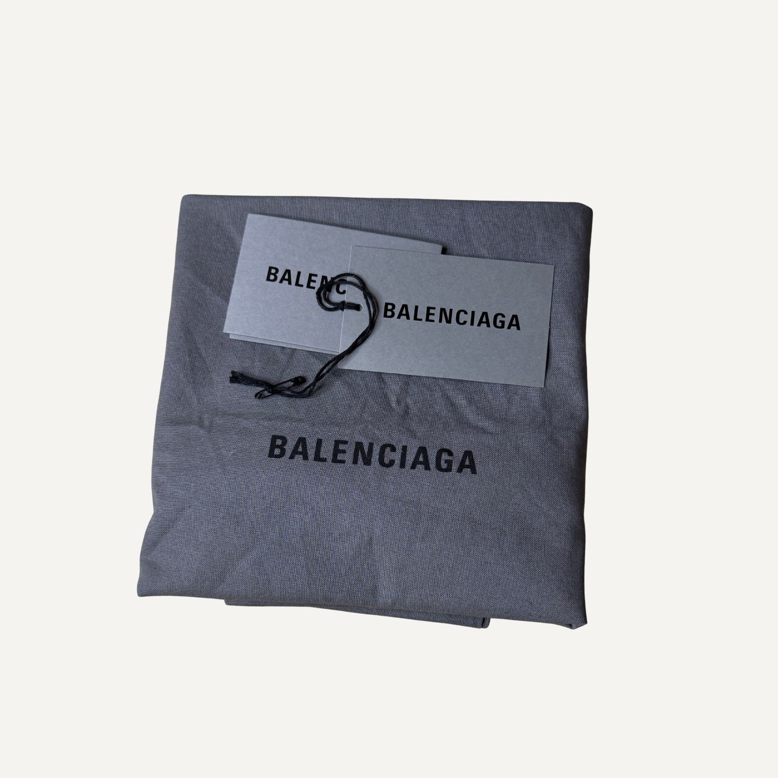 Balenciaga Unisex - Balenciaga Shearling Logo Boa Wool Clutch Bag Size ONE SIZE - 4 Thumbnail