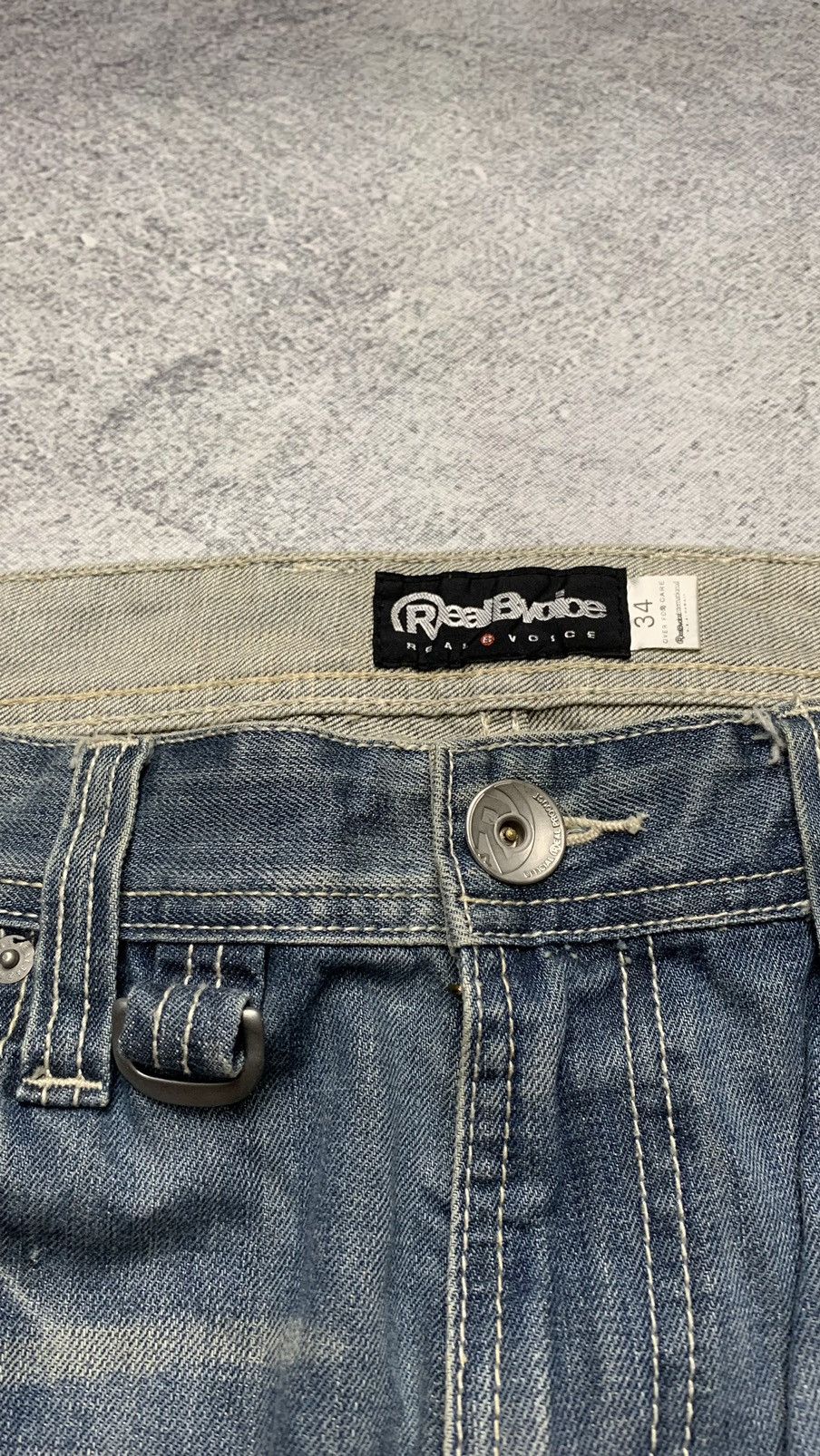 Japanese Brand Y2k UNIQUE DENIM by REAL VOICE Size US 34 / EU 50 - 6 Thumbnail