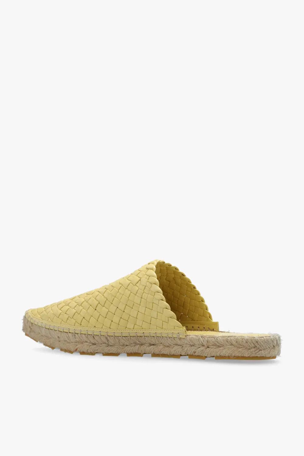 Bottega Veneta o1s1wg111024 Open Back Espadrille in Light Yellow Size US 6 / IT 36 - 4 Thumbnail