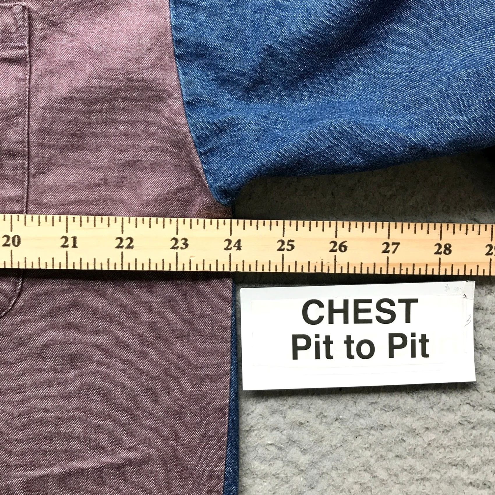 Vintage VINTAGE Bon Homme Button-Down Denim Shirt Two Tone L Mens Long Sleeve Pink Blue 90s Casual Travel Button-Up Size US L / EU 52-54 / 3 - 5 Thumbnail