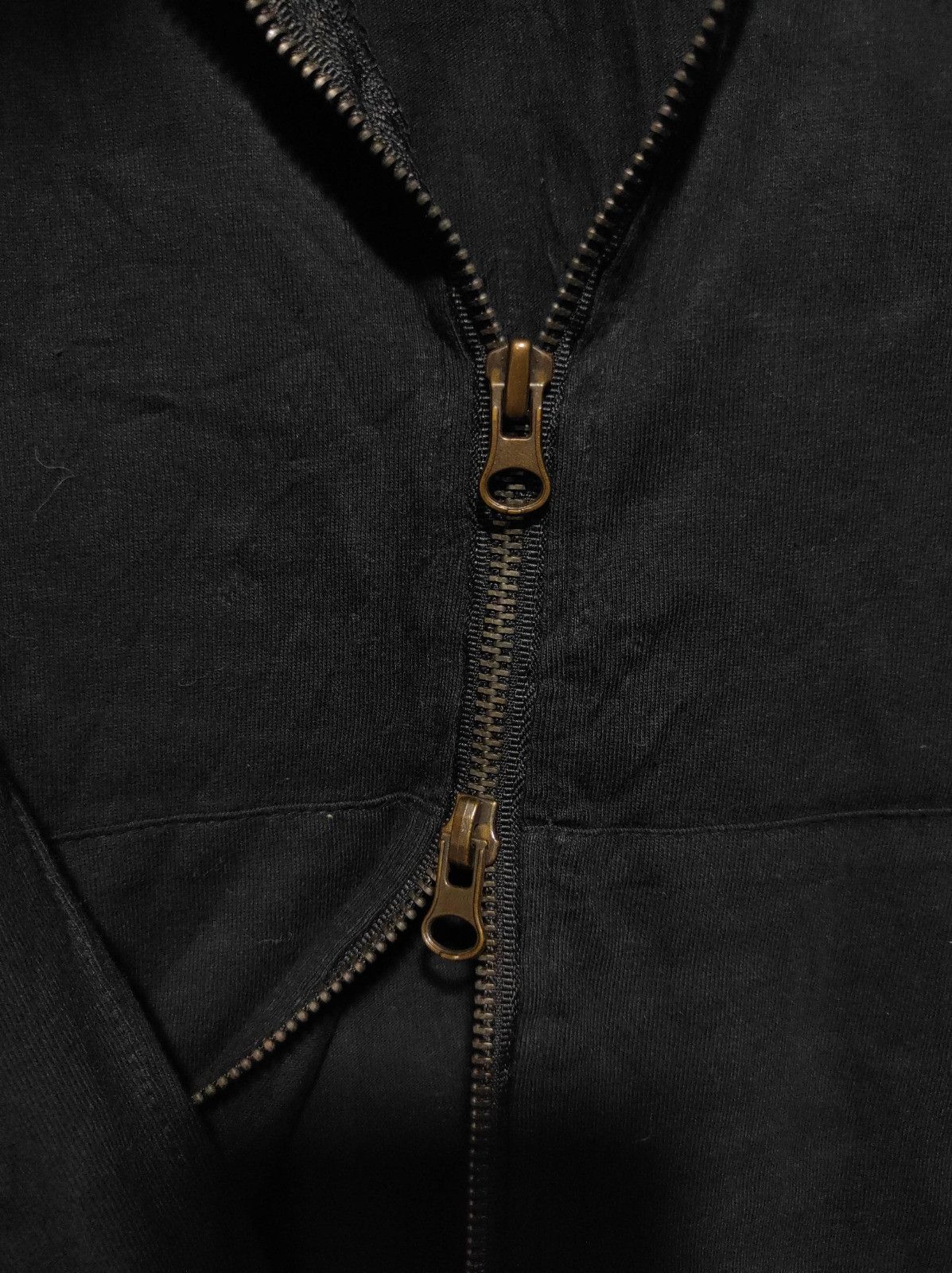 Japanese Brand Acid black Cherry double zip fur hoodie LGB style Size US M / EU 48-50 / 2 - 10 Thumbnail