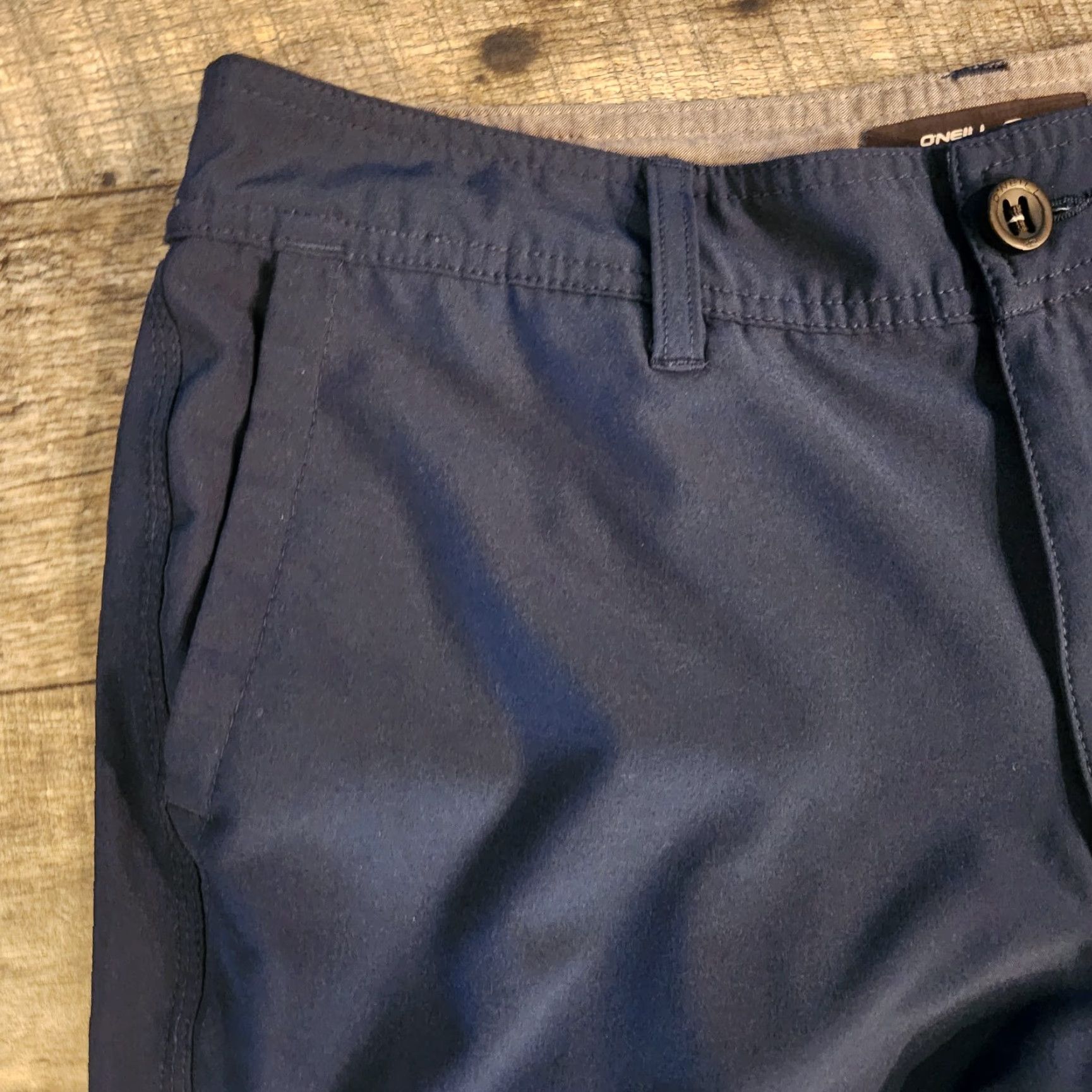 O'Neill VINTAGE? No. O’Neill Chino Shorts Mens 30 Lot Of 2 Navy Blue Beige Quick Dry Stretch Casual Size US 30 / EU 46 - 5 Thumbnail