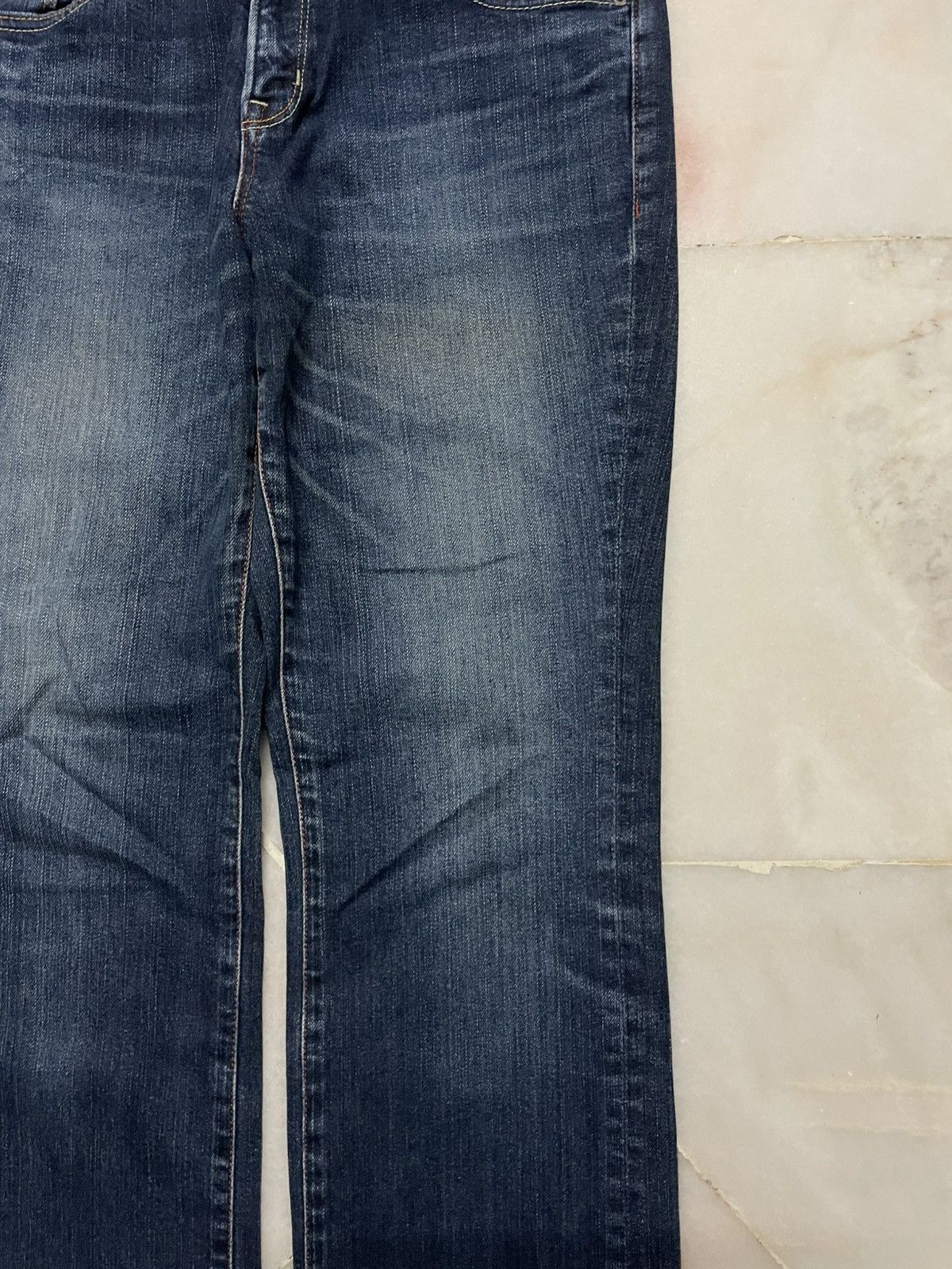 Japanese Brand 💥Flare💥Vintage Japanese Flared Jeans Mudwash Style Size 30" / US 8 / IT 44 - 4 Thumbnail