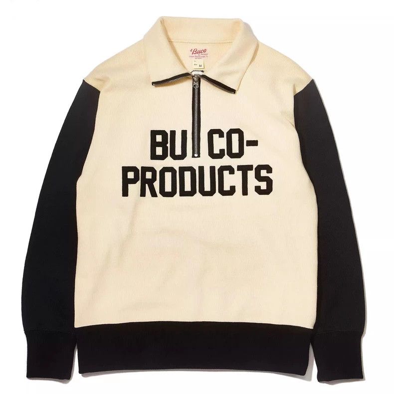 The Real McCoy's The Real McCoy's BUCO MOTORCYCLE JERSEY Half-Zipped Motorcy Size US S / EU 44-46 / 1 - 1 Thumbnail