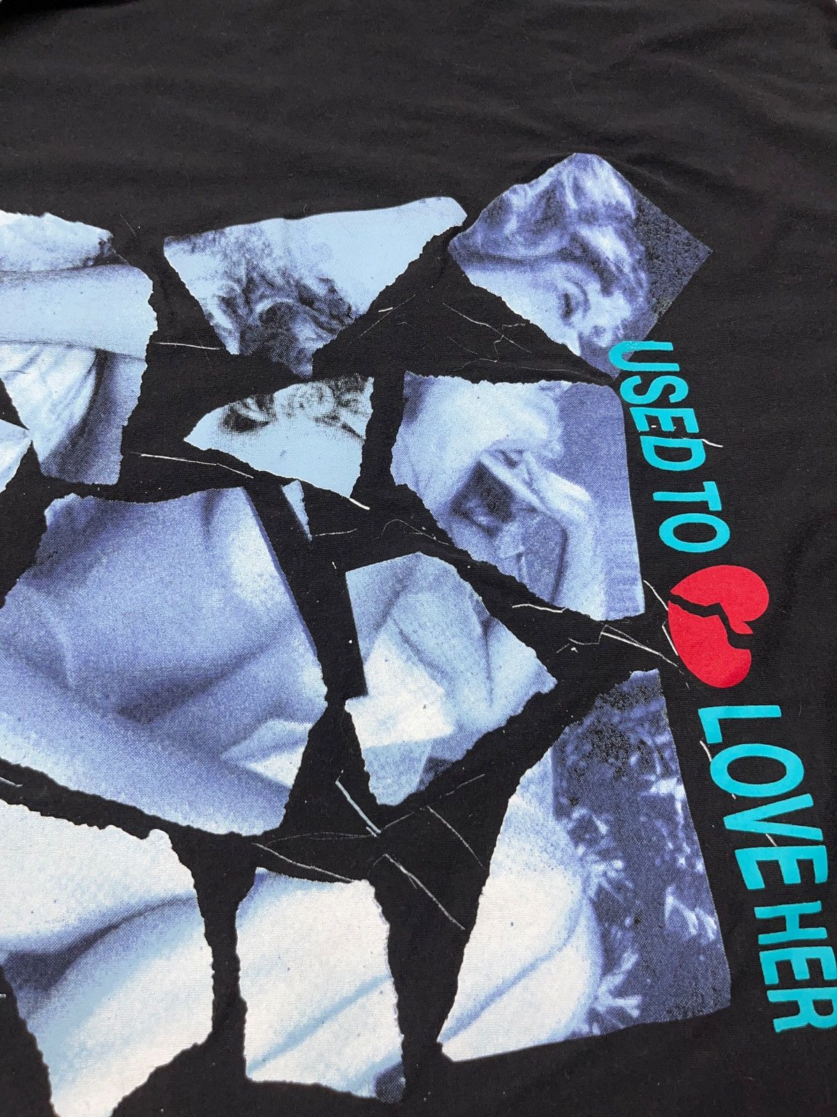 Guns N' Roses Vintage 1989 Guns N Roses Used to Love Her Band T-shirt Size US XL / EU 56 / 4 - 12 Thumbnail