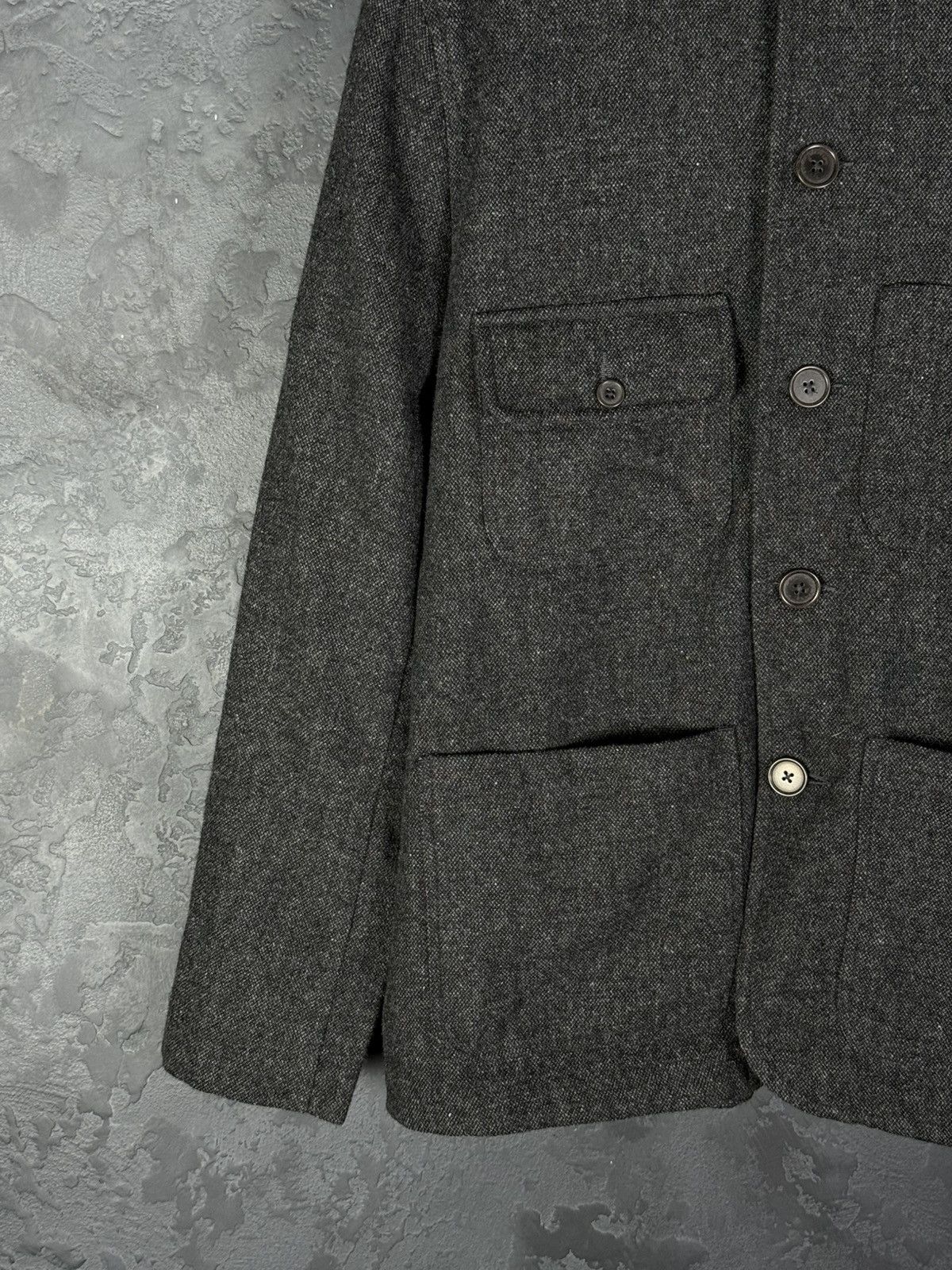 Universal Works Universal Works Merchant Jacket Grey Anders Wool Upcycled Size US M / EU 48-50 / 2 - 6 Thumbnail