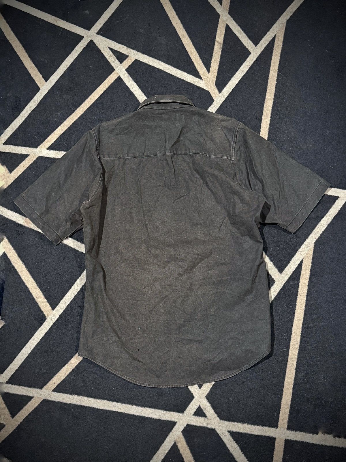 Le Grande Bleu (L.G.B.) Waxed Hermit Button Shirt Archive Styled Size US M / EU 48-50 / 2 - 2 Thumbnail