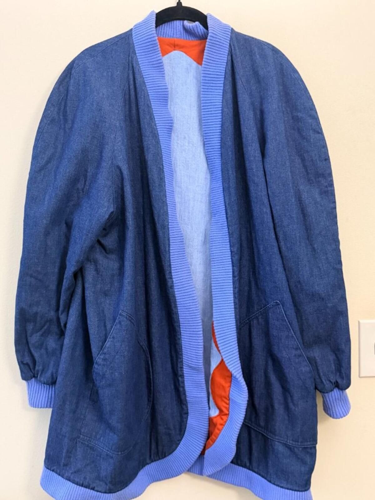 Vintage SALLY VAN WERLHOF Salamander reversible coat Size L / US 10 / IT 46 - 8 Thumbnail