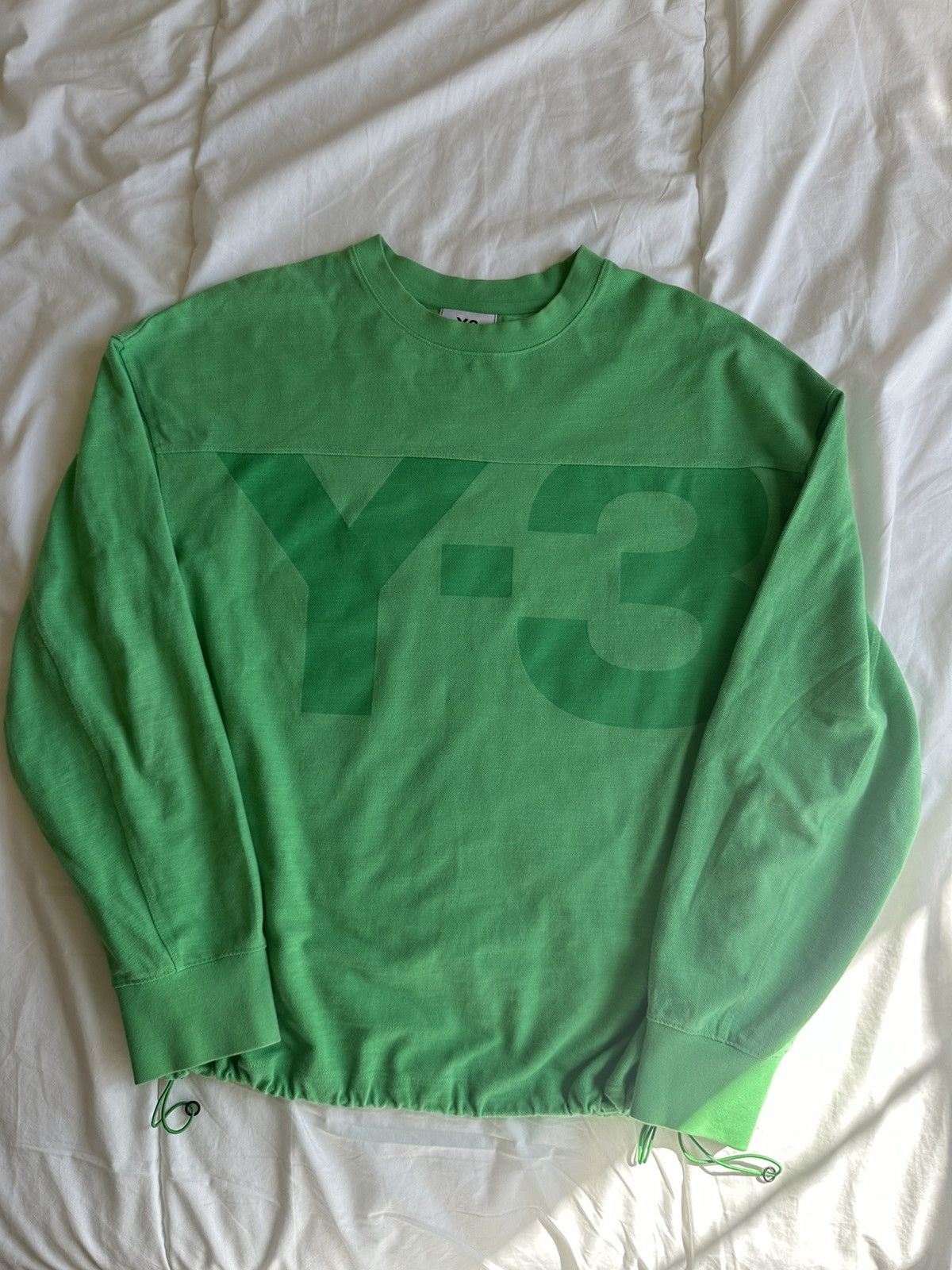 トップス Y-3 Mint 20AW Wool Long Shirt Logo Print Y-3 Mint 20AW Wool Long Shirt Logo Print