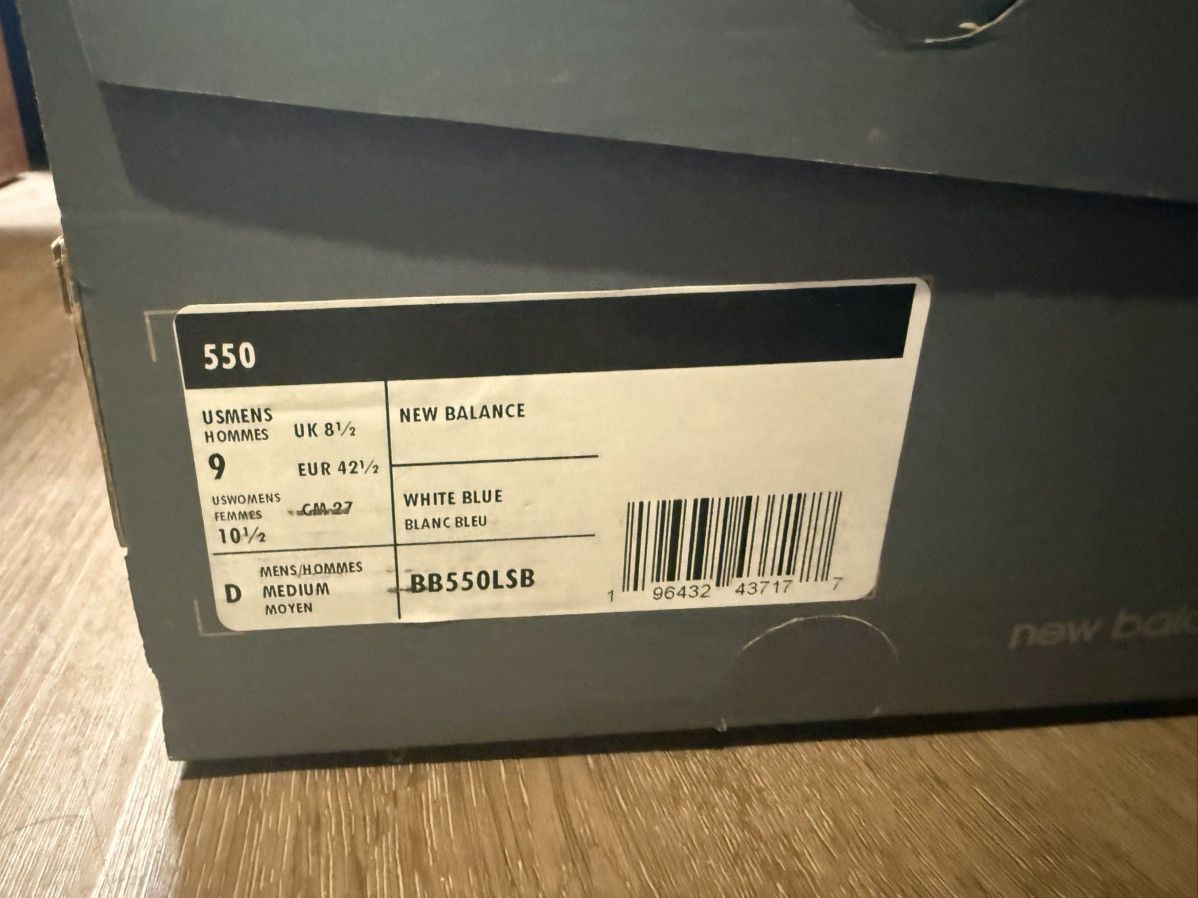New Balance New Balance 550 ‘white blue haze’ Size US 9 / EU 42 - 6 Thumbnail