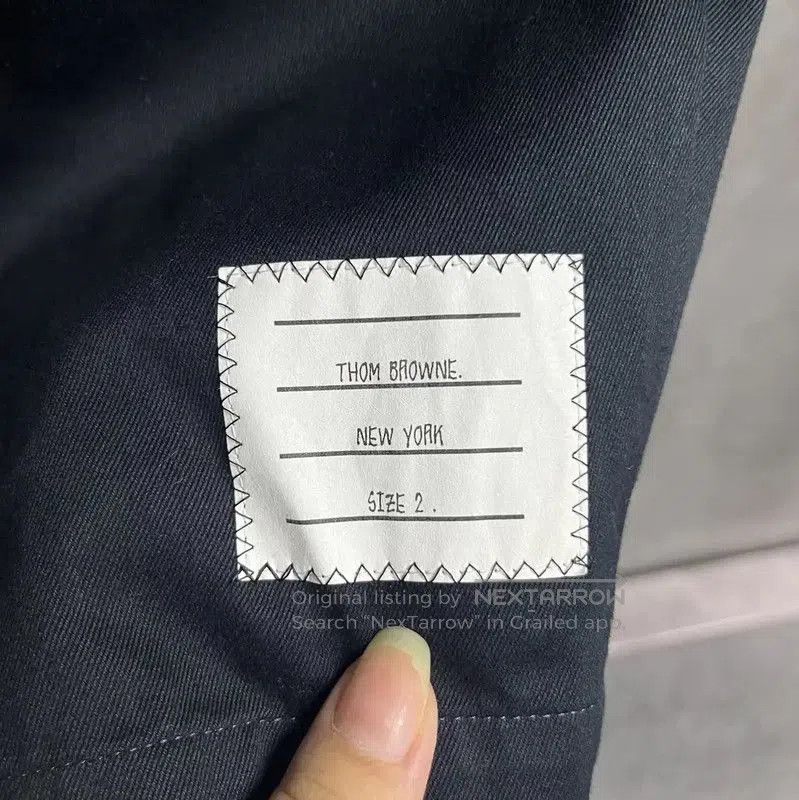 Thom Browne Thom Browne Blue Cotton Men's Shorts . Size US 28 / EU 44 - 3 Thumbnail