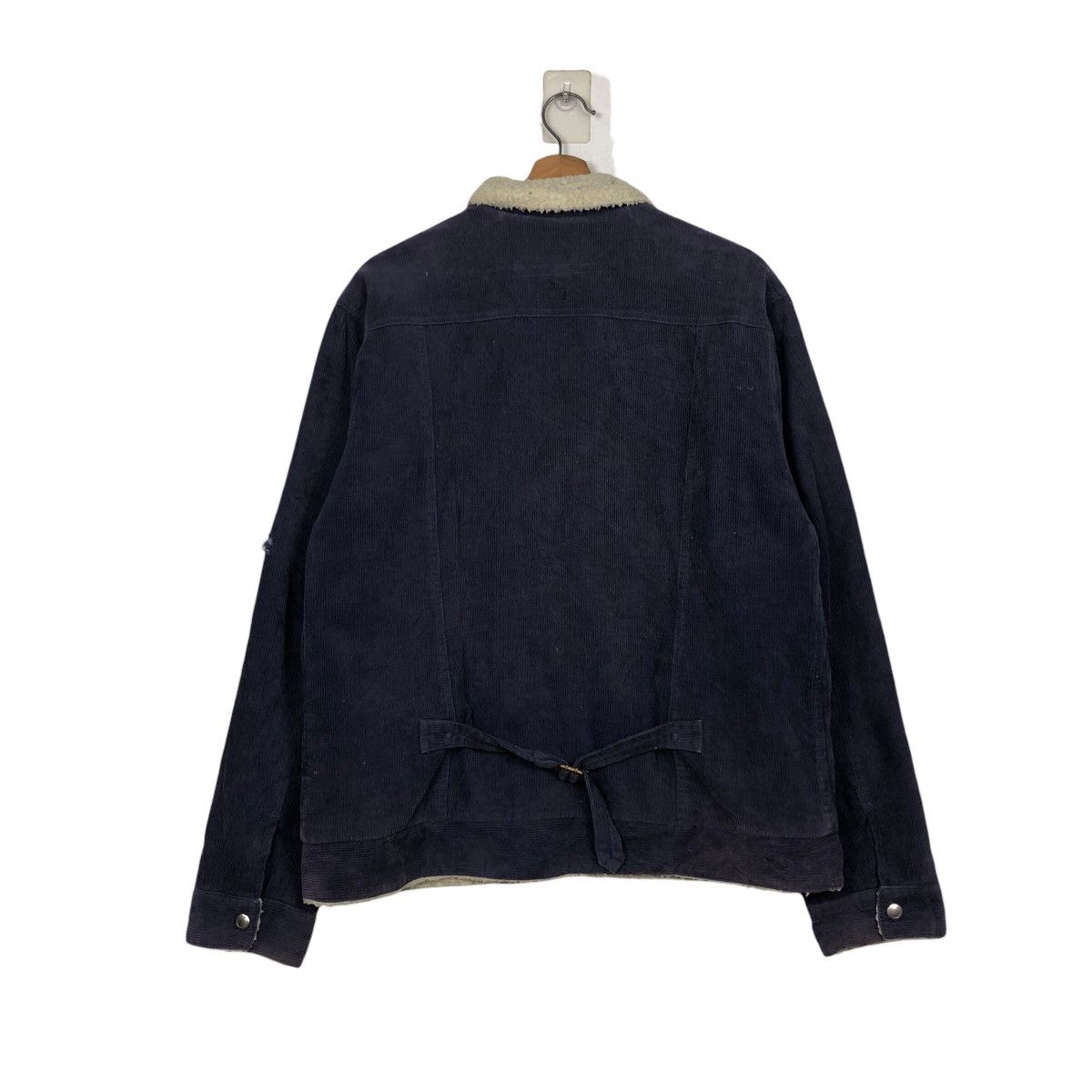 Issey Miyake Vintage Biker Corduroy Jacket Madison Walker Sherpa Blanket Size US L / EU 52-54 / 3 - 6 Thumbnail