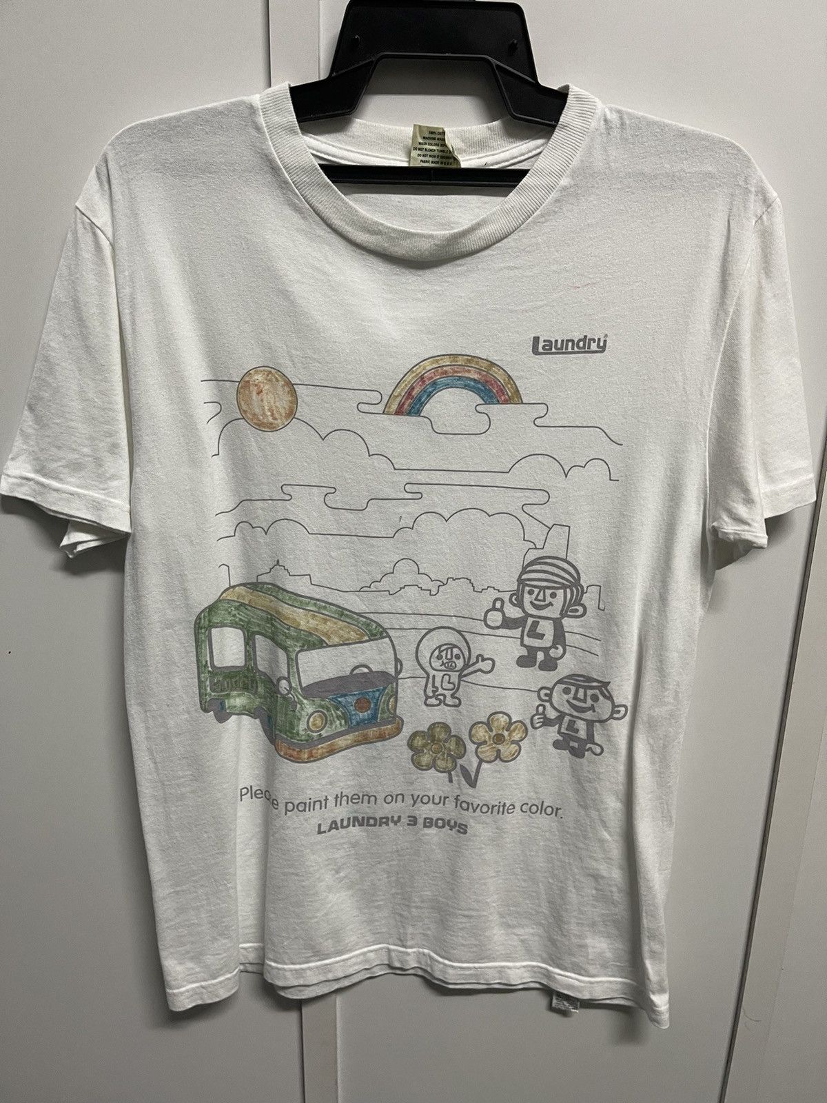 Japanese Brand Laundry Colourful Tees SKUA174 Grailed