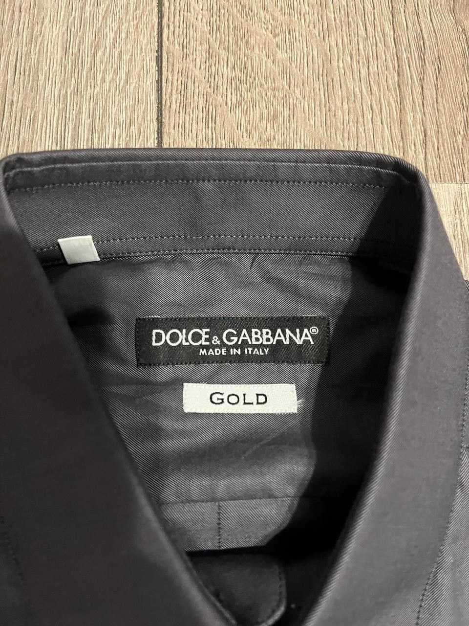 Dolce & Gabbana Lxury dolce gabbana gold shirt men 14.5 gray Size US M / EU 48-50 / 2 - 4 Thumbnail