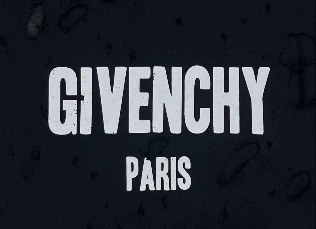 Givenchy GIVENCHY DISTRESSED LOGO TEE Size US XXS / EU 40 - 3 Thumbnail