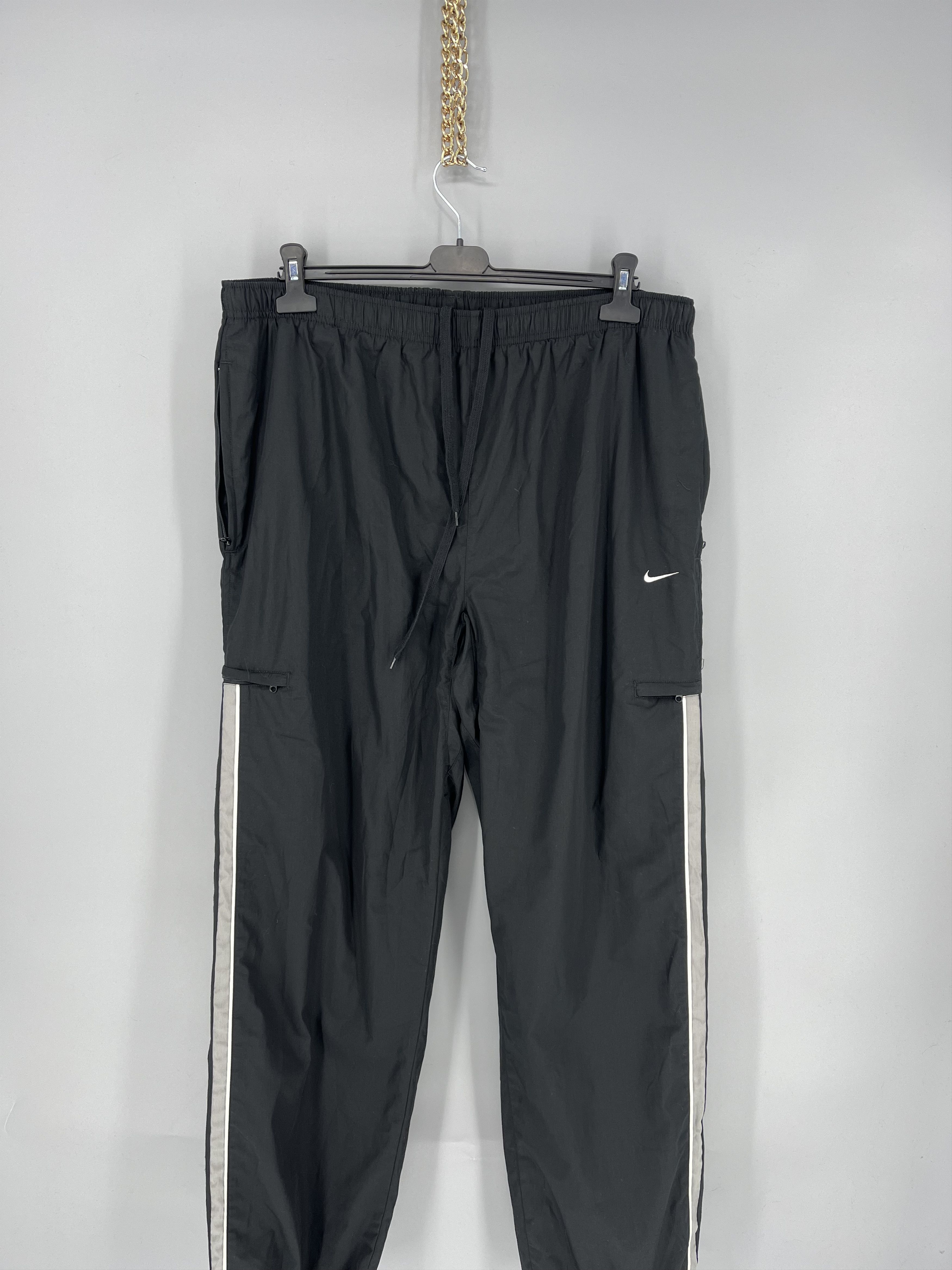 Nike Nike Track Vintage Pants Nylon Drill Y 2 K Swoosh Joggers Size US 40 / EU 56 - 2 Thumbnail