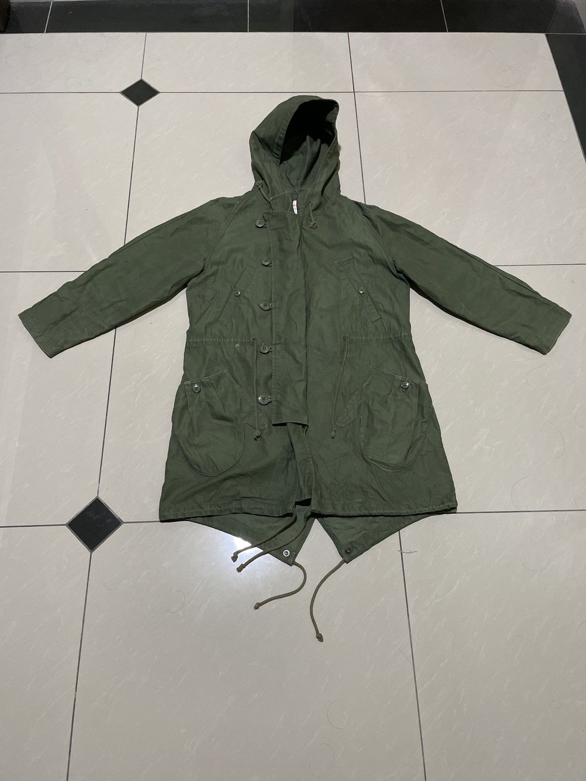Issey Miyake × Japanese Brand × Ne-Net Net-net Fish Tale Parkas Size US M / EU 48-50 / 2 - 1 Thumbnail