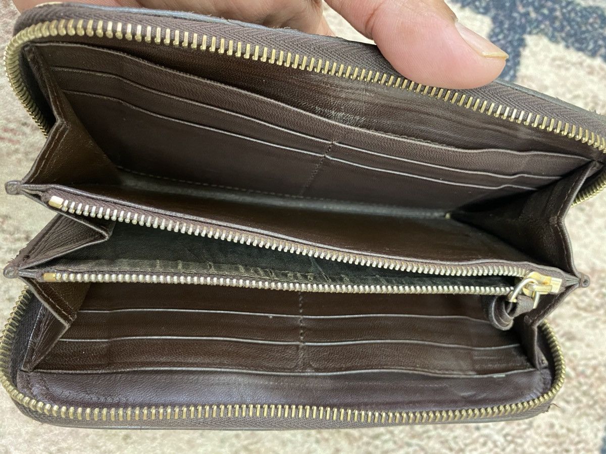 Bottega Veneta Bottega Veneta Long Purse Wallet Purse Leather Dark Brown Size ONE SIZE - 9 Thumbnail