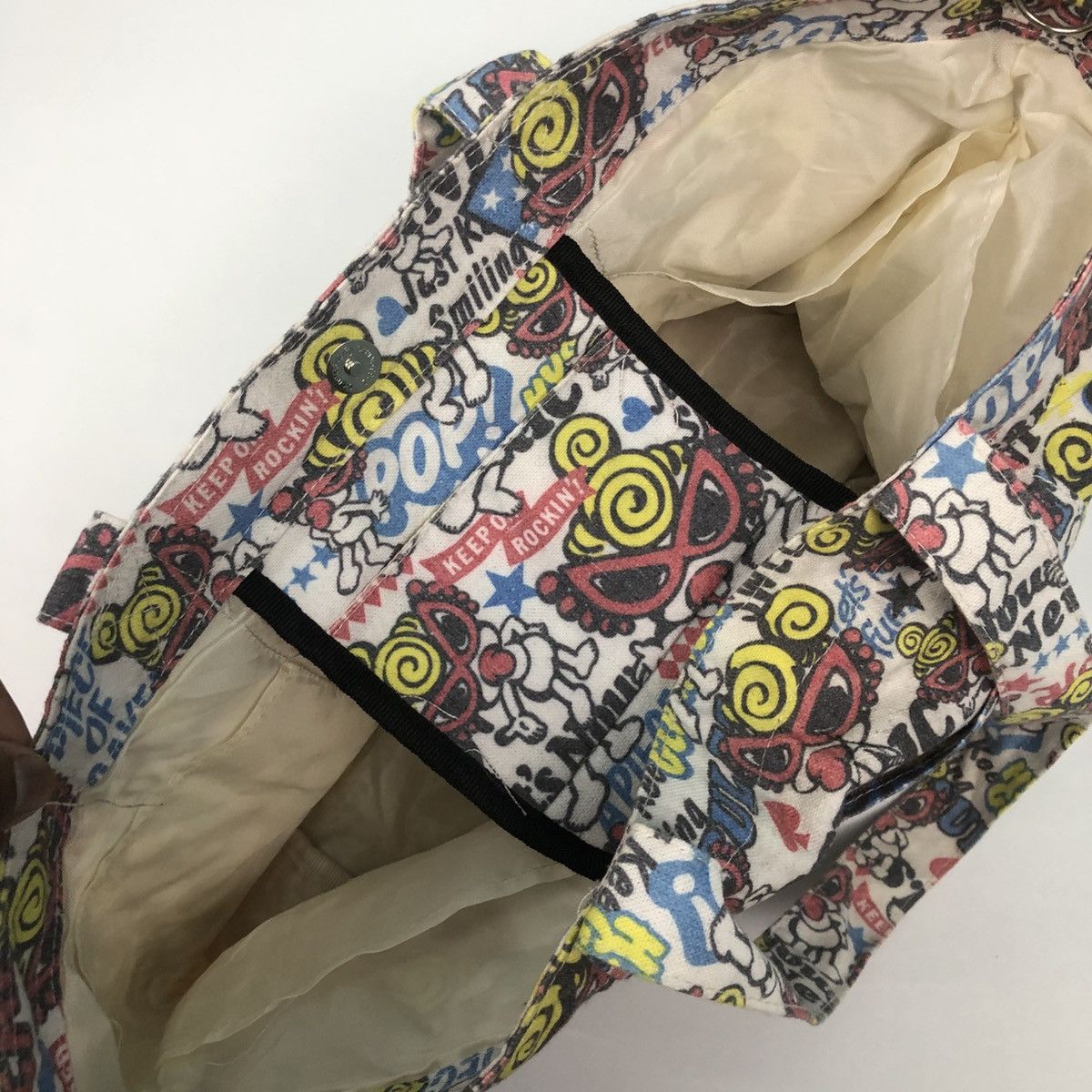 Hysteric Glamour HYTERIC MINI FULL PRINTER CANVAS TOTE BAG Size ONE SIZE - 8 Thumbnail