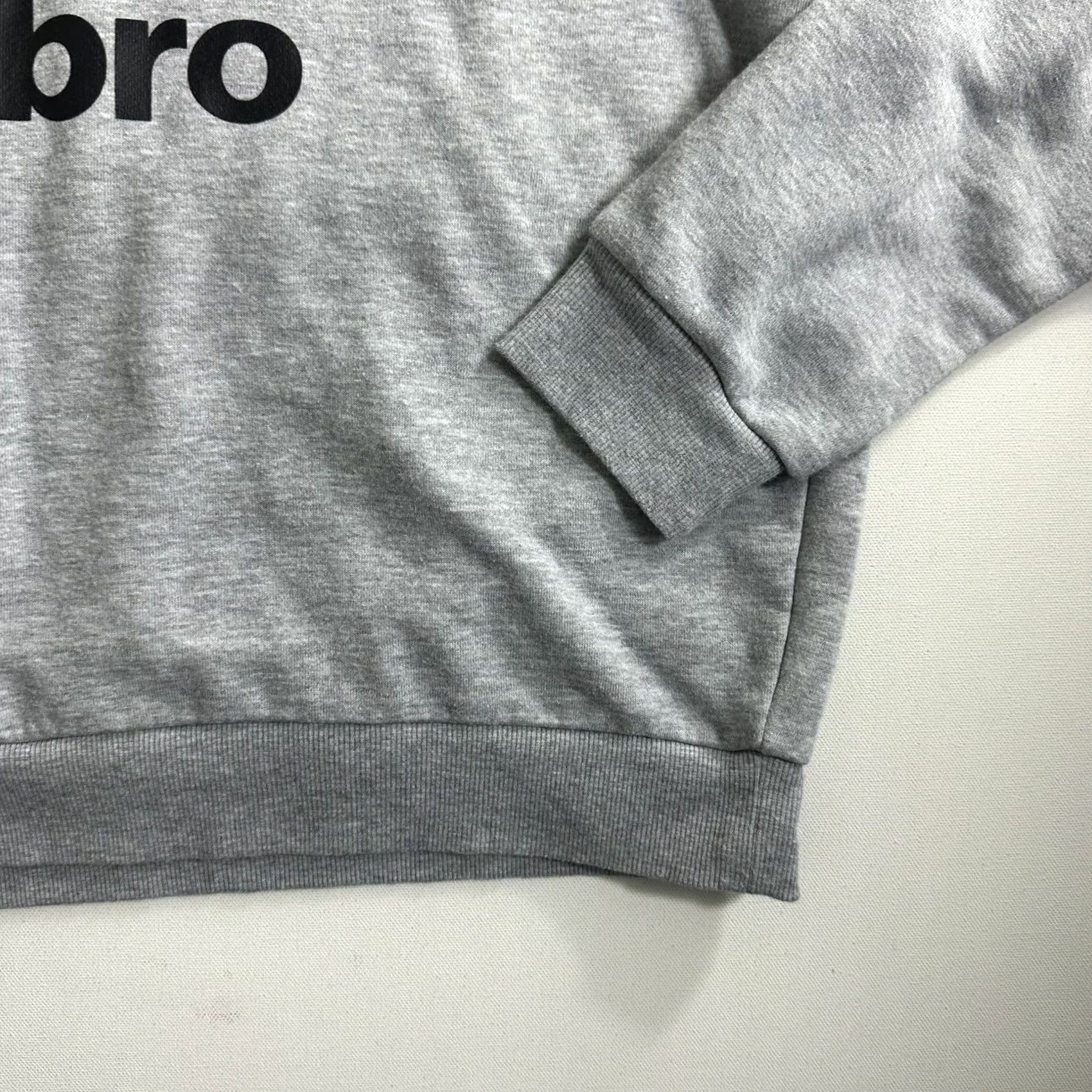 Umbro Umbro Hoodie Gray Graphic Print Big Logo Pullover Sweatshirt Cropped Womens XL Size XL / US 12-14 / IT 48-50 - 4 Thumbnail