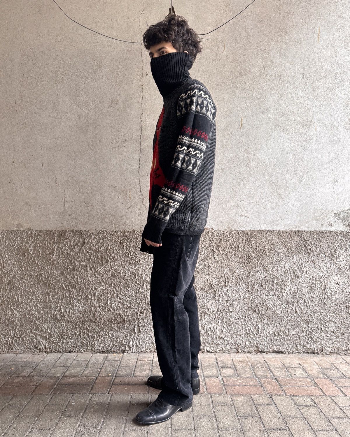 Yohji Yamamoto Yohji Yamamoto Shotaro Ishinomori '07 Cyborg 009 Girls Knit Size US L / EU 52-54 / 3 - 11 Thumbnail