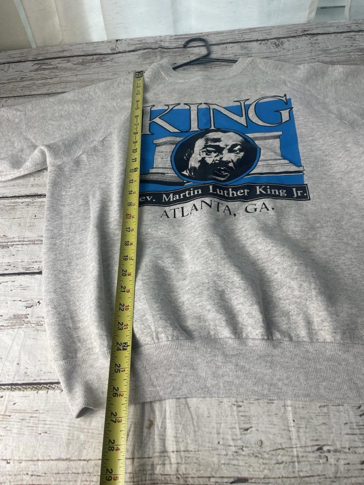 Hanes Vintage Martin Luther King Jr Sweatshirt Hanes Activewear XL Size US XL / EU 56 / 4 - 5 Thumbnail