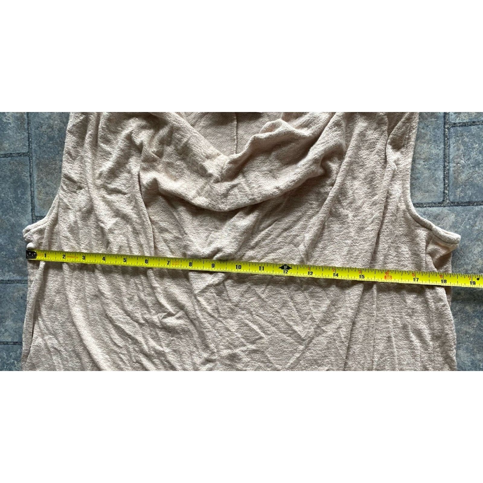 Anthropologie Anthropologie Blouse Women SMALL Sleeveless V-Neck Beige Light Brown NWT Size S / US 4 / IT 40 - 7 Thumbnail