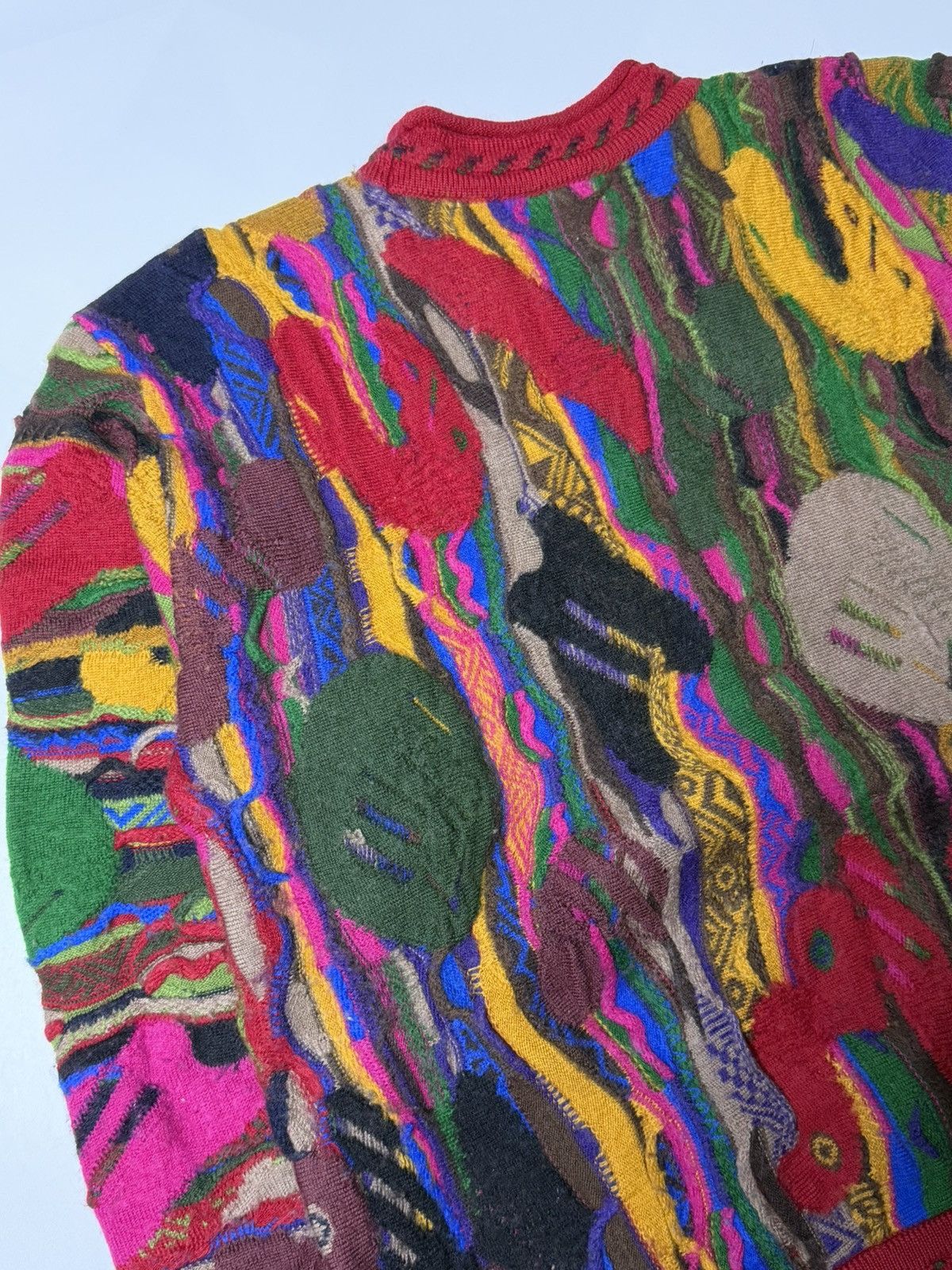 Coogi Coogi - 3D Wool Sweater Size US S / EU 44-46 / 1 - 9 Thumbnail