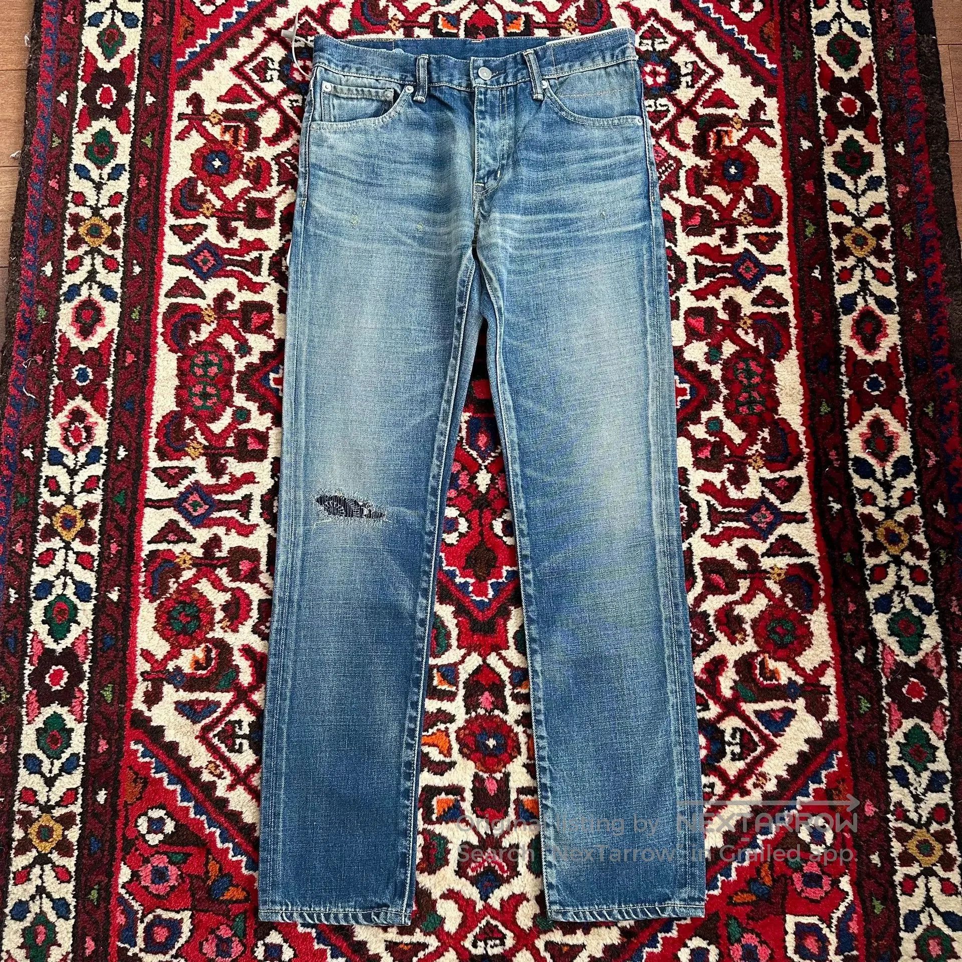 Visvim visvim denim pants with yellow clay wash. Size US 30 / EU 46 - 1 Thumbnail