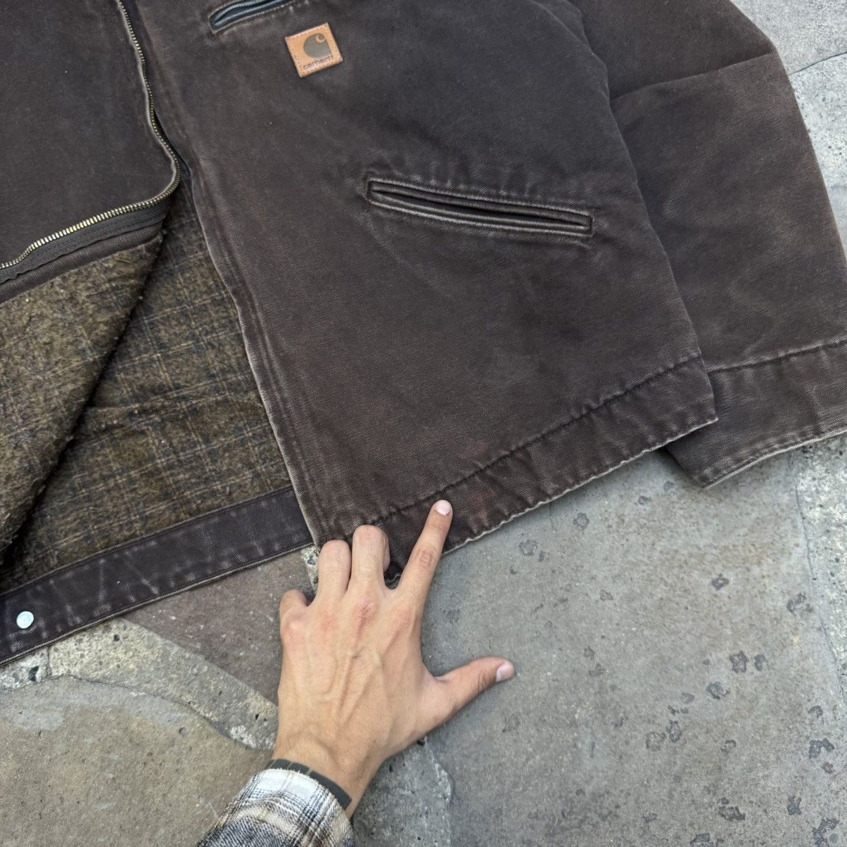 Carhartt 📦 SOLD 📦 Carhartt Detroit Jacket J97 DKB Size US L / EU 52-54 / 3 - 12 Thumbnail