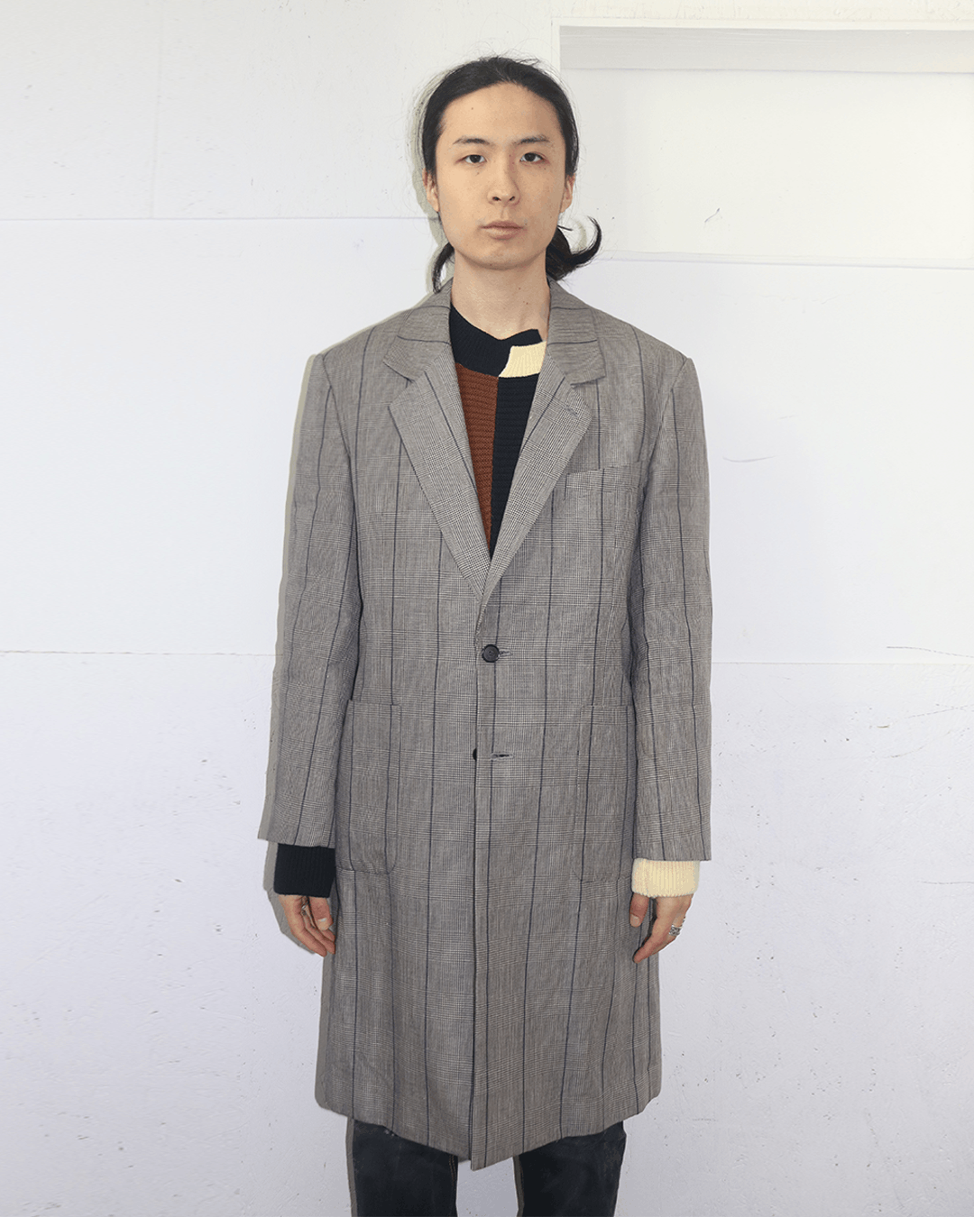 Diet Butcher Slim Skin Diet Butcher Slim Skin Checked Two Button Coat Size US M / EU 48-50 / 2 - 2 Thumbnail