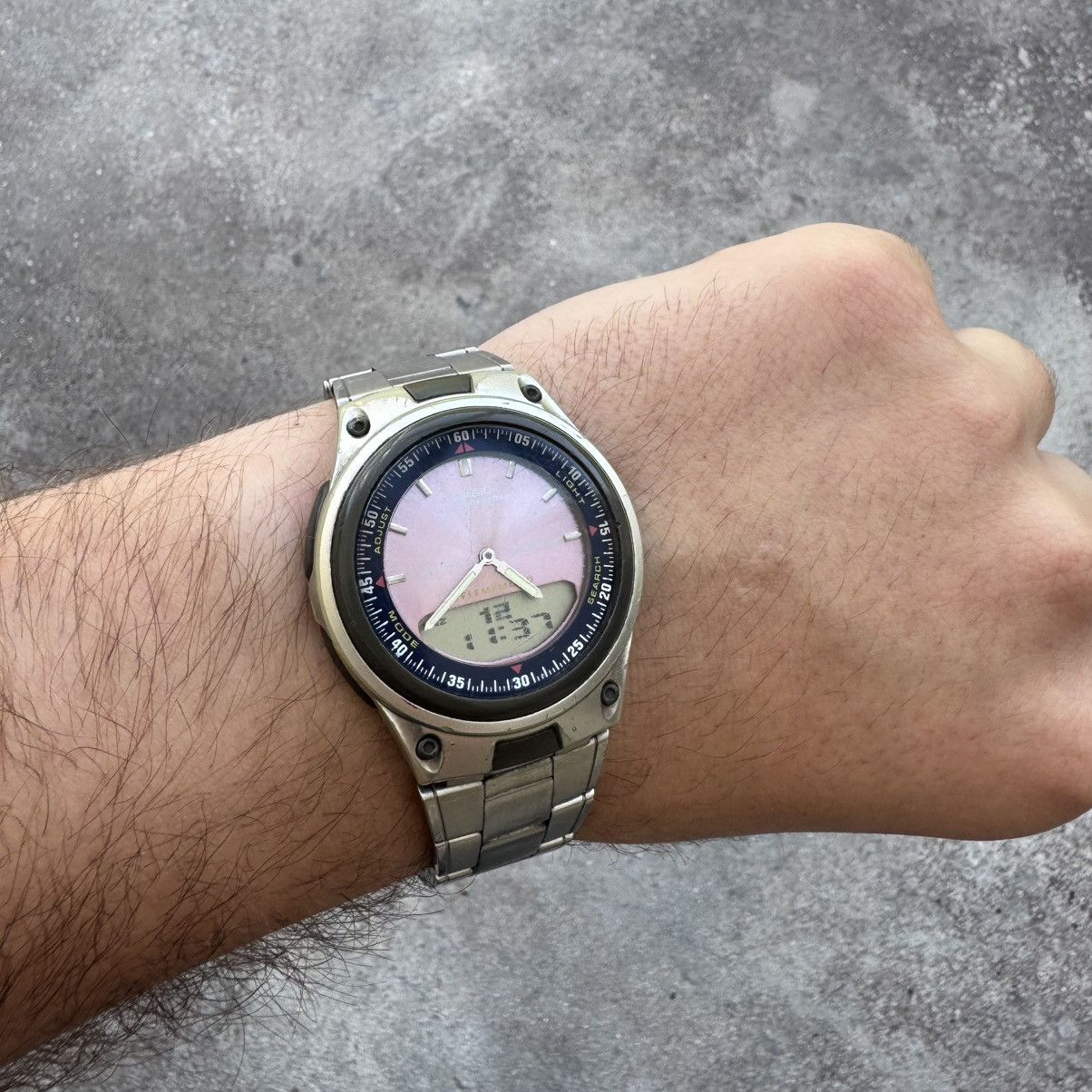 90s Casio Illuminator Japanese Vintage Retro Watch