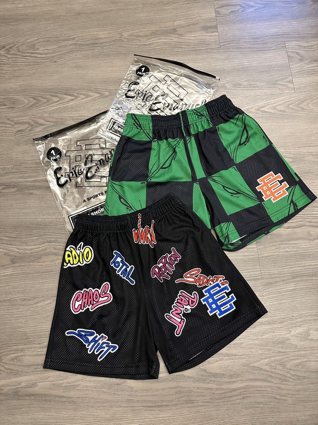 Eric Emanuel Eric Emanuel Matty Boy EE Shorts Green Sex Chrome Hearts Size US 32 / EU 48 - 4 Thumbnail