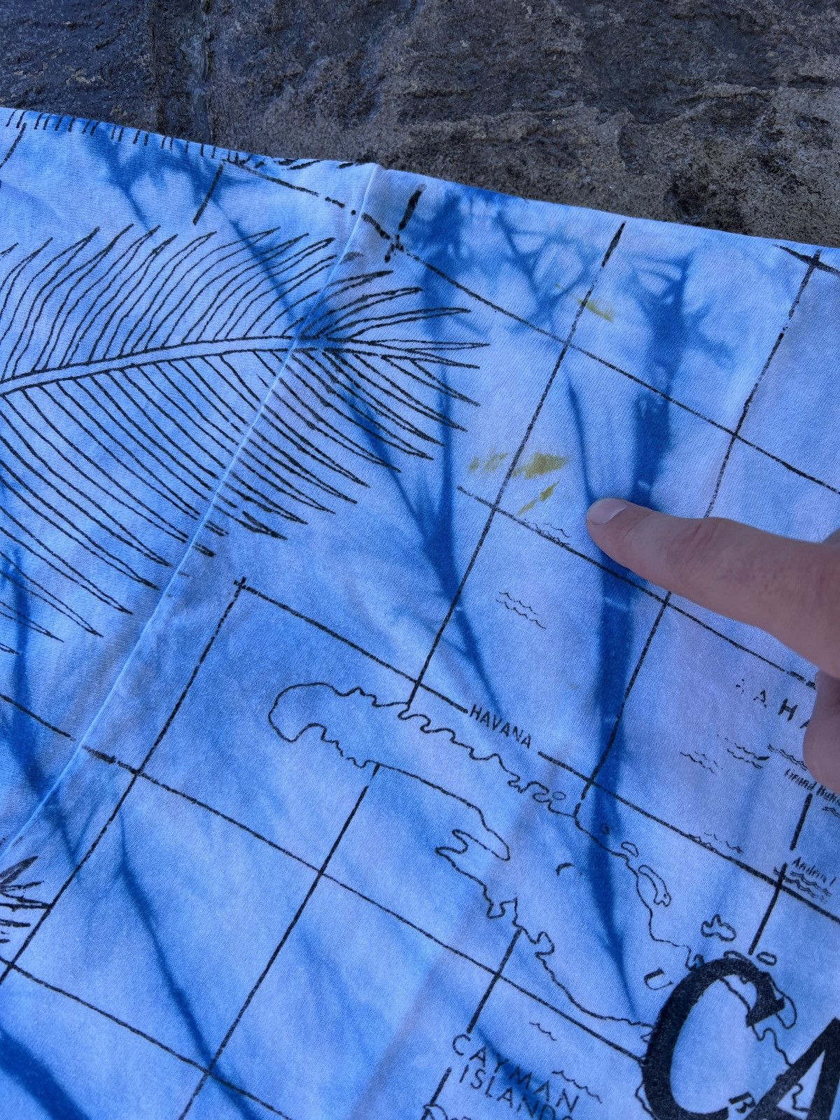 Hanes × Vintage Vintage AOP Caribbean Islands Tie Dye Shirt Size US XL / EU 56 / 4 - 10 Thumbnail