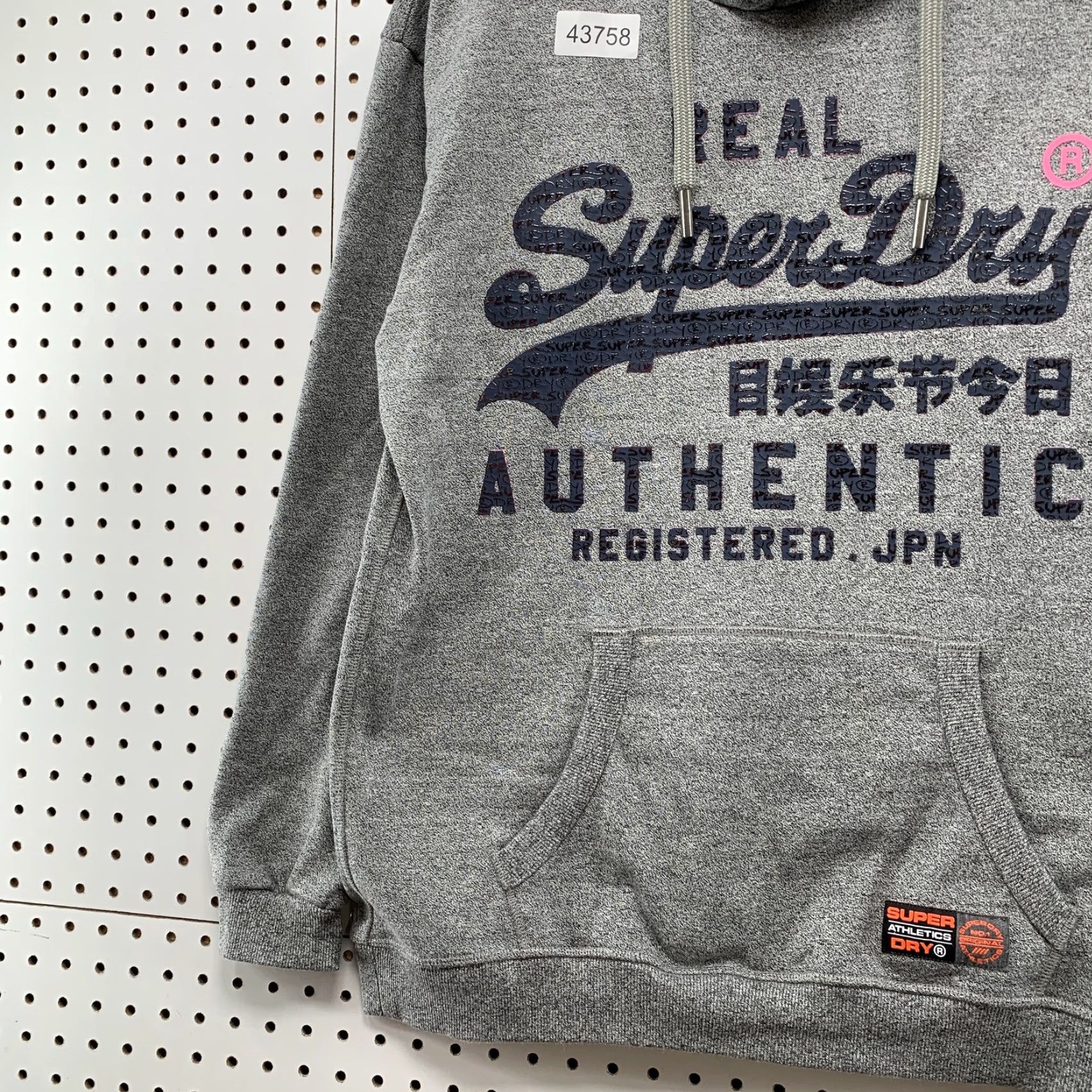 Superdry Superdry Hoodie Men Small Gray Japan Graphic Oversized Pullover Fleece Long Sleeve Size US S / EU 44-46 / 1 - 3 Thumbnail