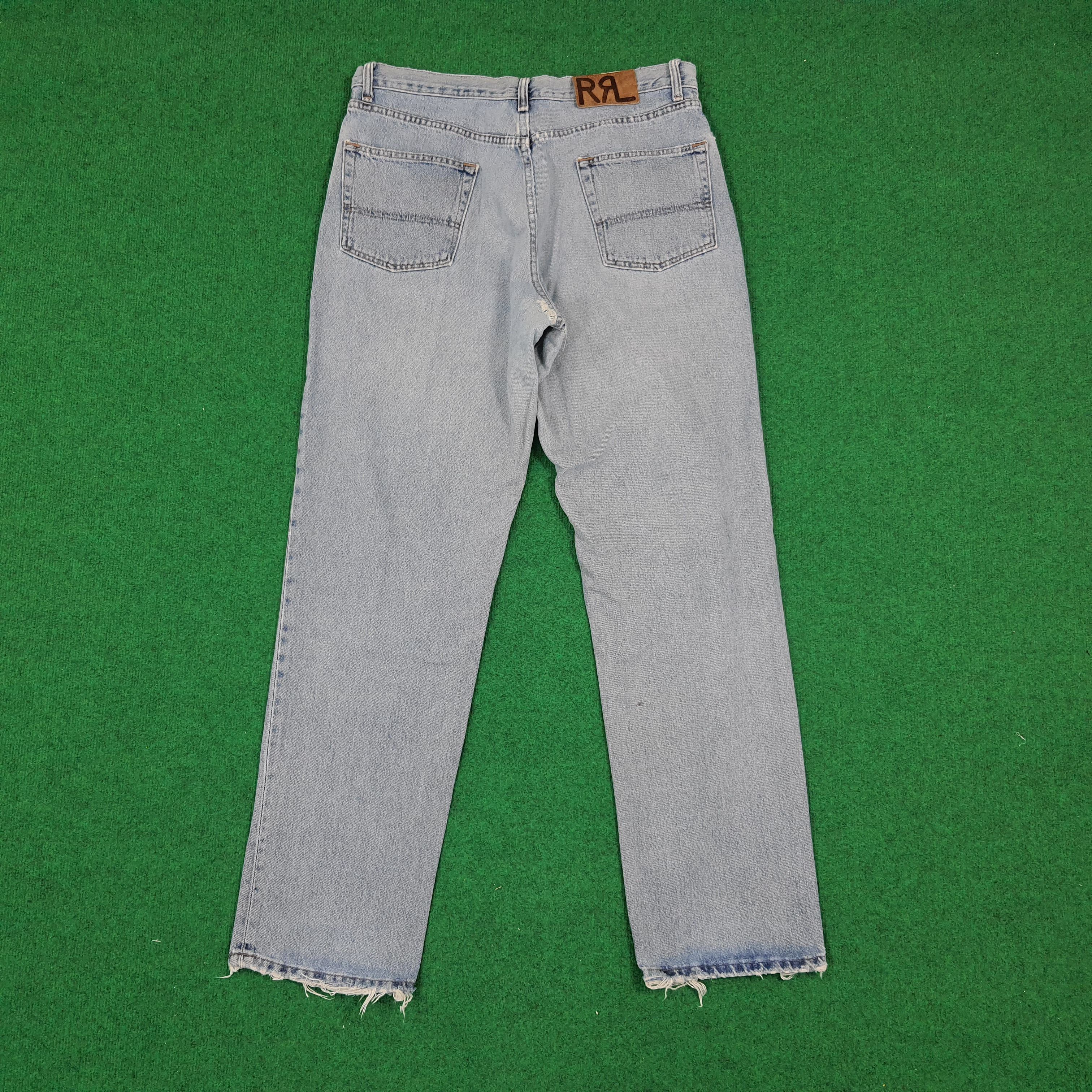 RRL Ralph Lauren × Vintage Vintage RRL Ralph Lauren Distressed Jeans Size US 34 / EU 50 - 4 Thumbnail