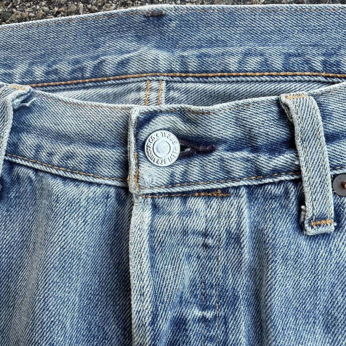 Levi's LEVI'S 501 PREMIUM STRAIGHT FADED JEAN DENIM PANTS Size US 35 - 7 Thumbnail