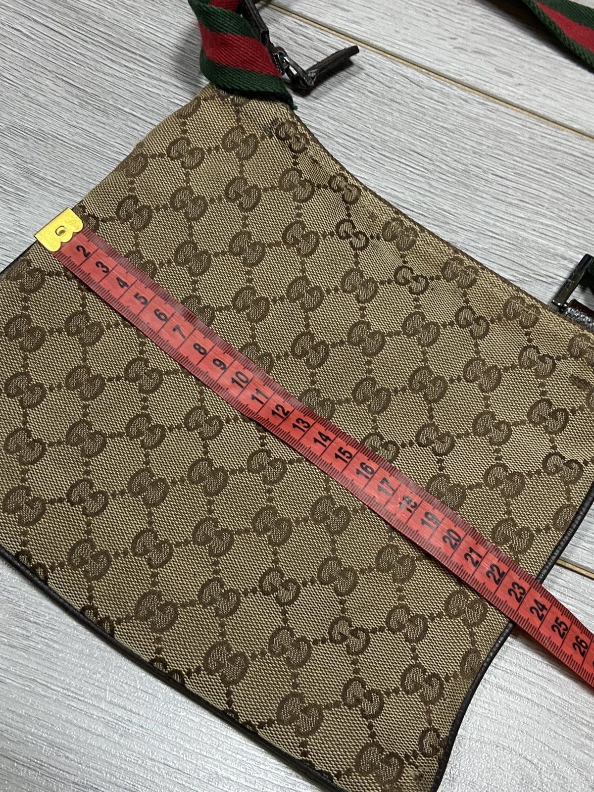 Gucci Gucci GG web monogram crossbody bag Size ONE SIZE - 13 Thumbnail