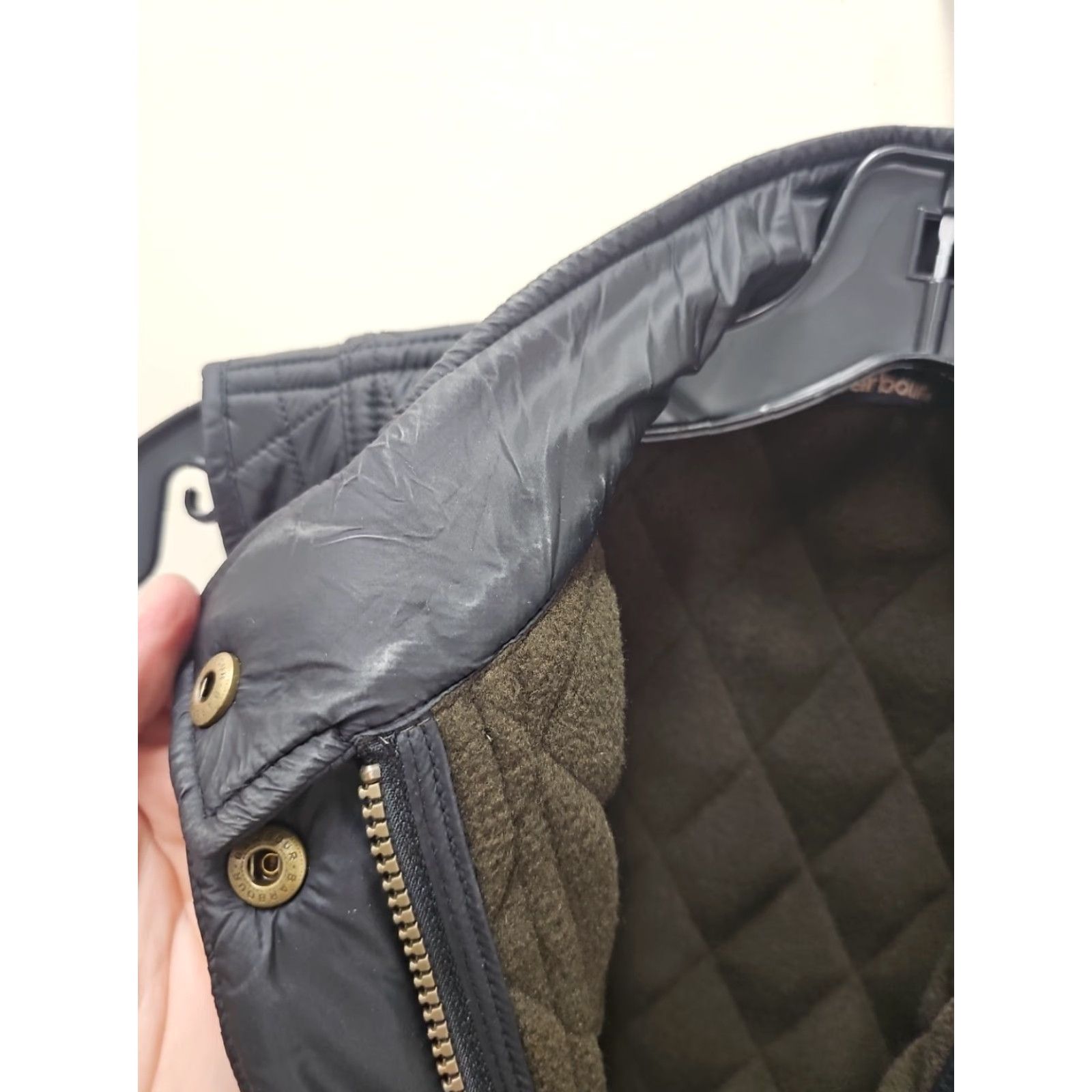 Barbour VINTAGE Barbour Women’s Betty Quilted Fleece Lined Vest Black Sz 4 Size S / US 4 / IT 40 - 6 Thumbnail