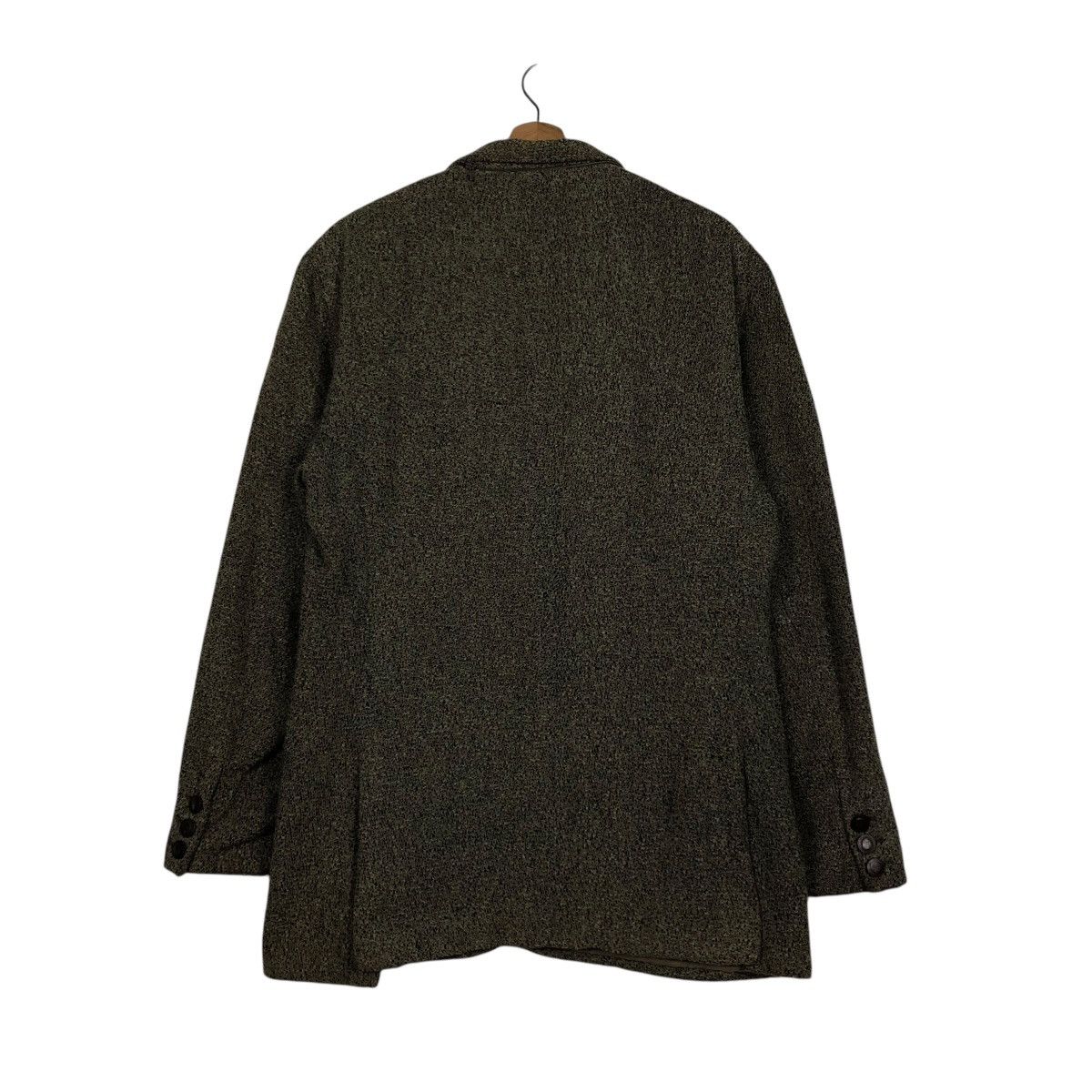 Emporio Armani 🔥VINTAGE WOOL HERRINGBONE JACKET EMPORIA ARMANI MADE ITALY Size US M / EU 48-50 / 2 - 10 Thumbnail