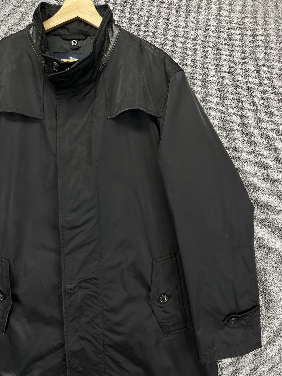 Burberry Vintage Burberry London Trashed Long Jacket Size US L / EU 52-54 / 3 - 8 Thumbnail