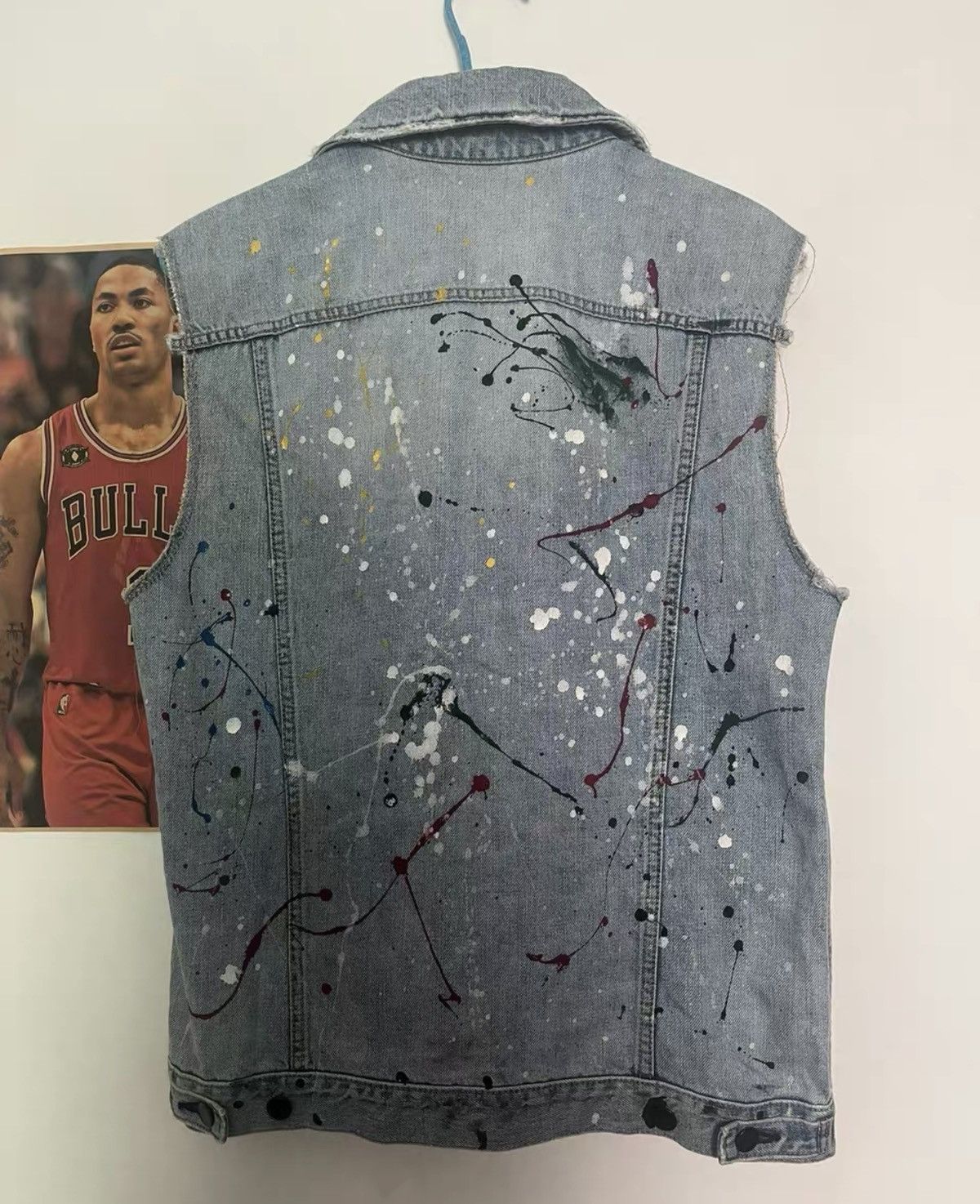 Number (N)ine Number (N)ine Spring/Summer 2006 Splatter-Wash Denim Jacket Size US M / EU 48-50 / 2 - 4 Thumbnail