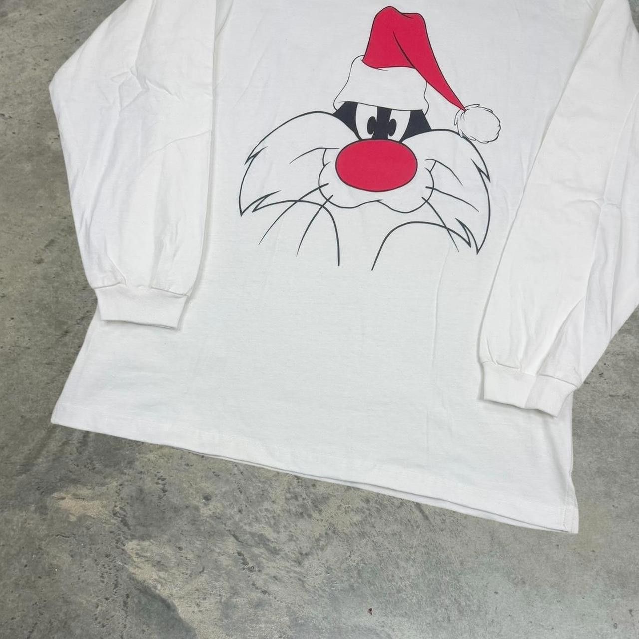 Designer Looney Tunes Men's White and Red Tshirt Size US L / EU 52-54 / 3 - 2 Thumbnail
