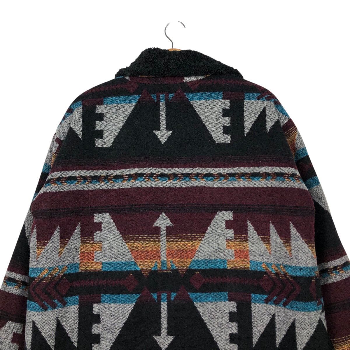 Japanese Brand 📌Vintage Wool Jacket Button Titicaca Navajo Native Design Size US M / EU 48-50 / 2 - 10 Thumbnail