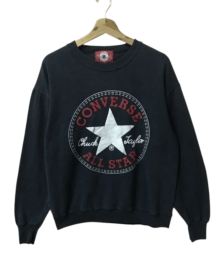 Converse Vintage 90's Converse All Star Sweatshirts Size US L / EU 52-54 / 3 - 1 Thumbnail