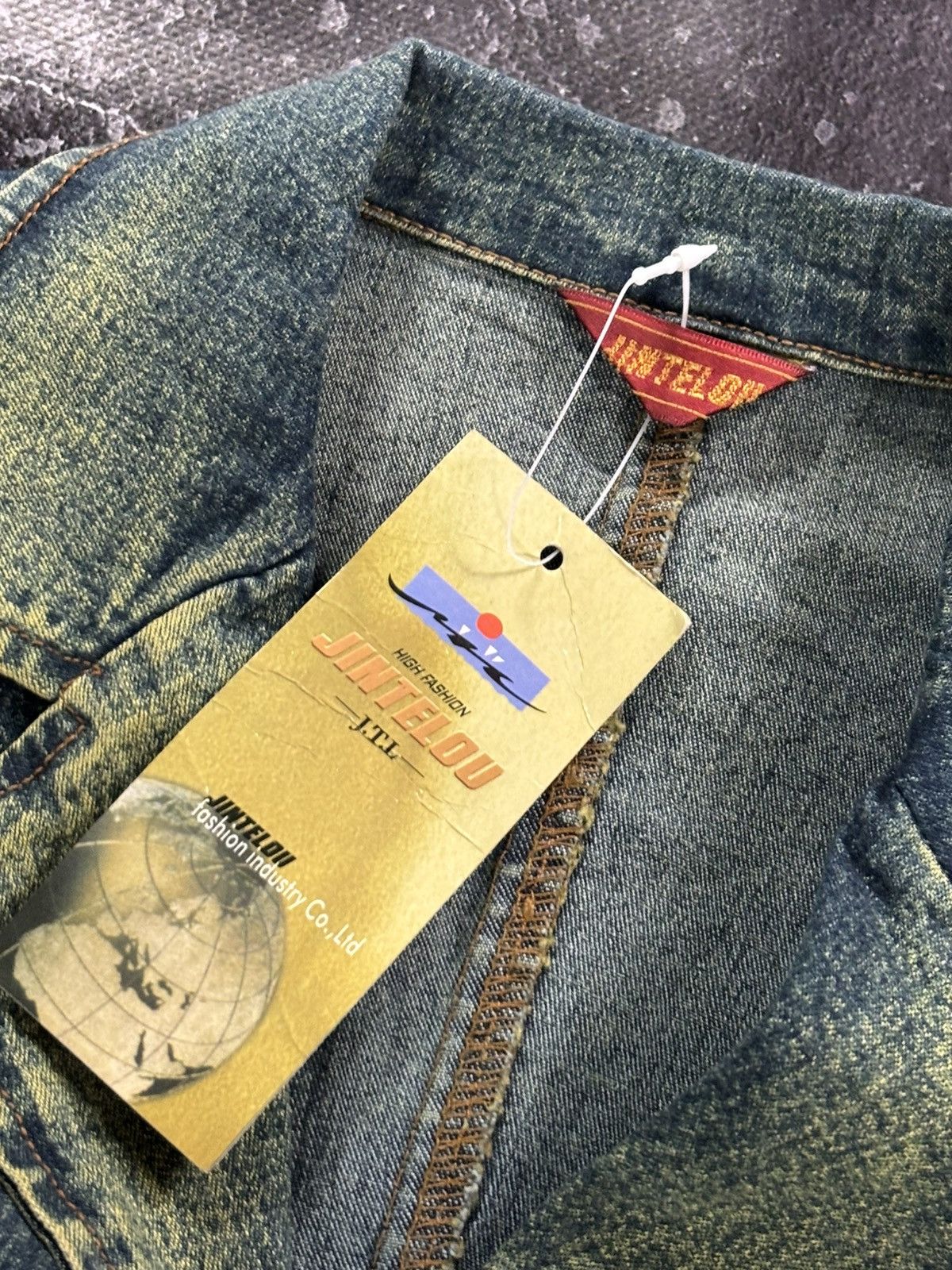 Vintage Avant-garde Denim jacket Old jeans Size XS / US 0-2 / IT 36-38 - 3 Thumbnail
