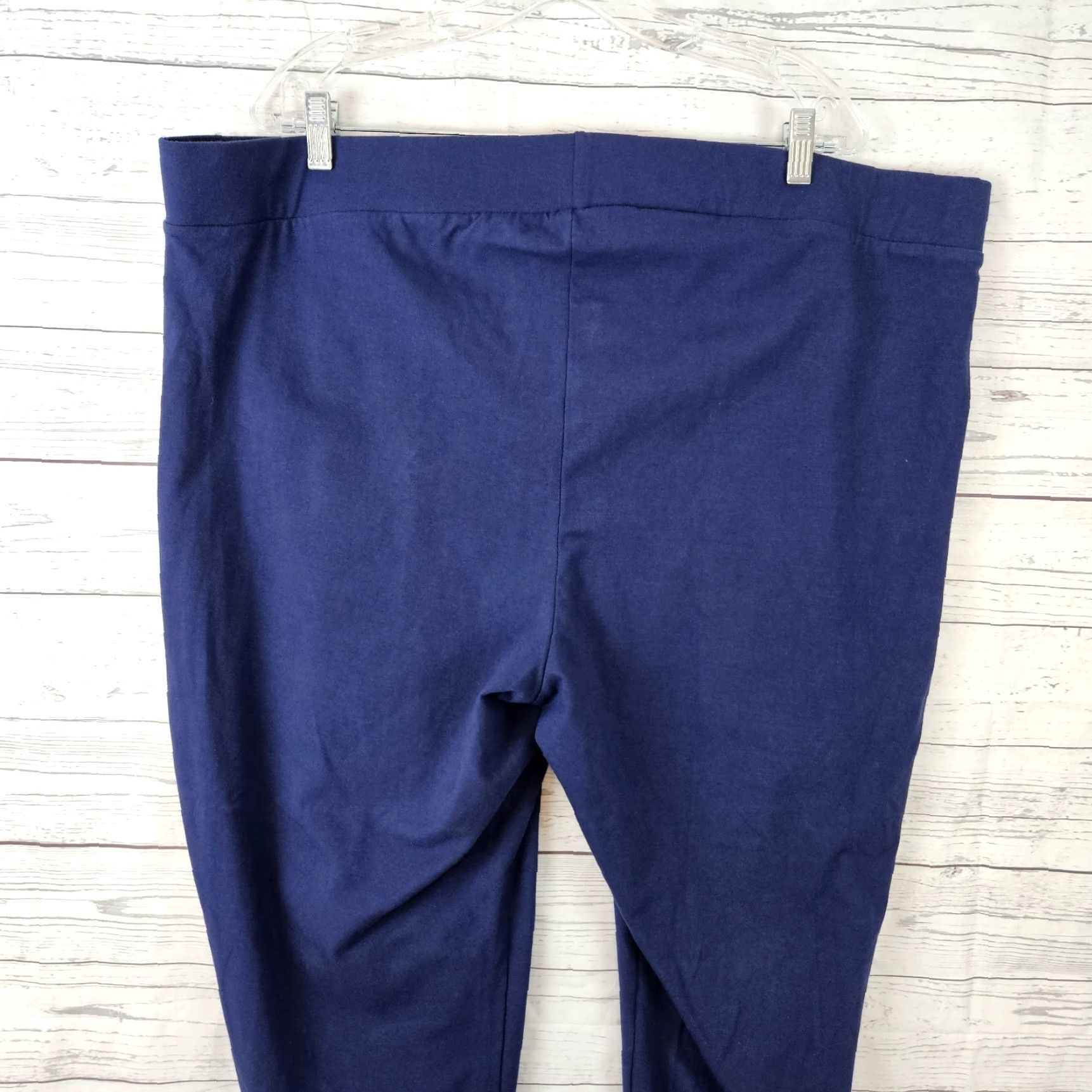 Torrid Torrid Leggings Womens Size 5 Cropped High Rise Blue Cotton Spandex Plus 25in Inseam 23in Waist Size 40" / US 18 - 4 Thumbnail