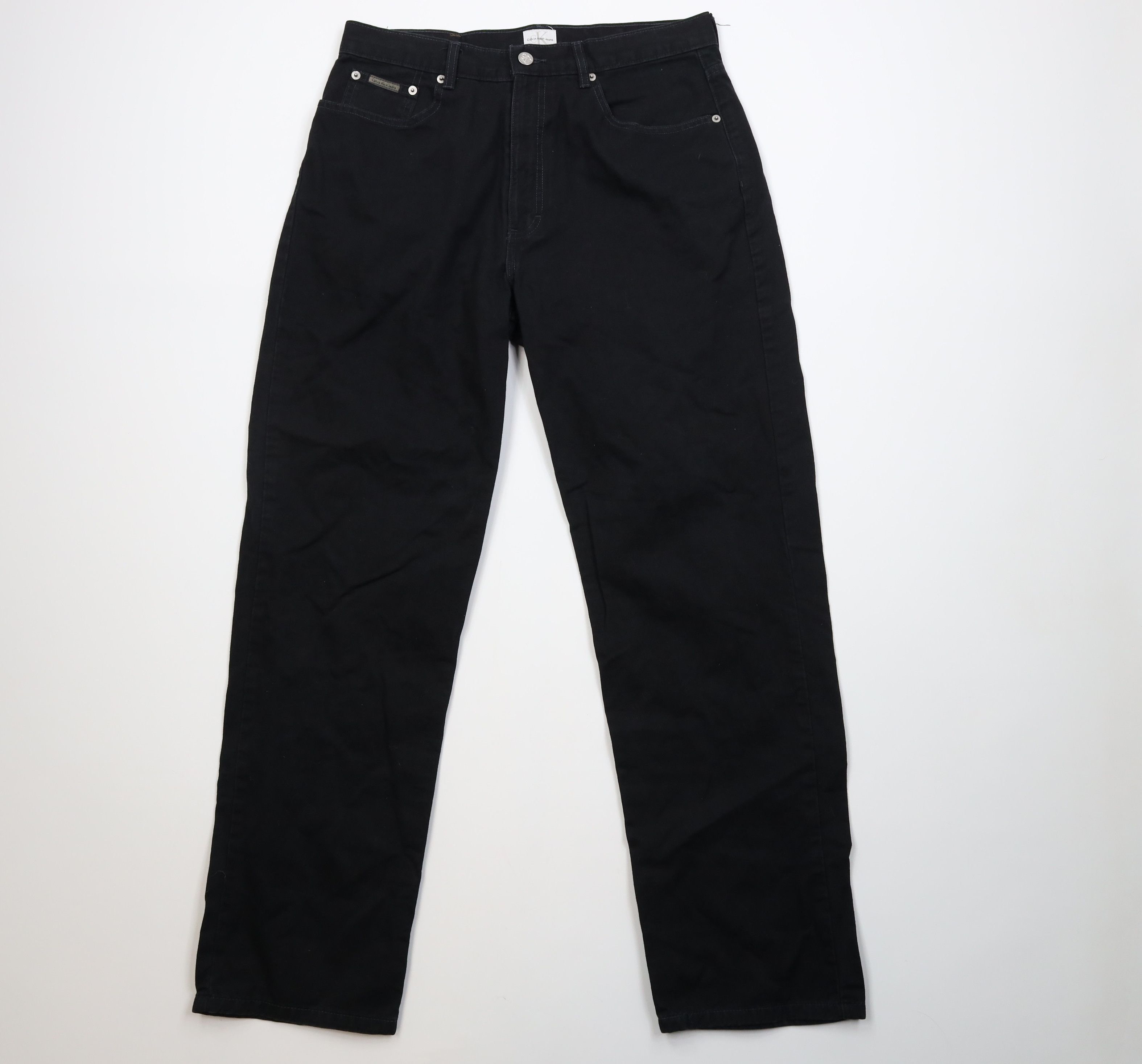 Calvin Klein Vintage 90s Calvin Klein Straight Leg Twill Chino Pants Size US 33 - 1 Thumbnail