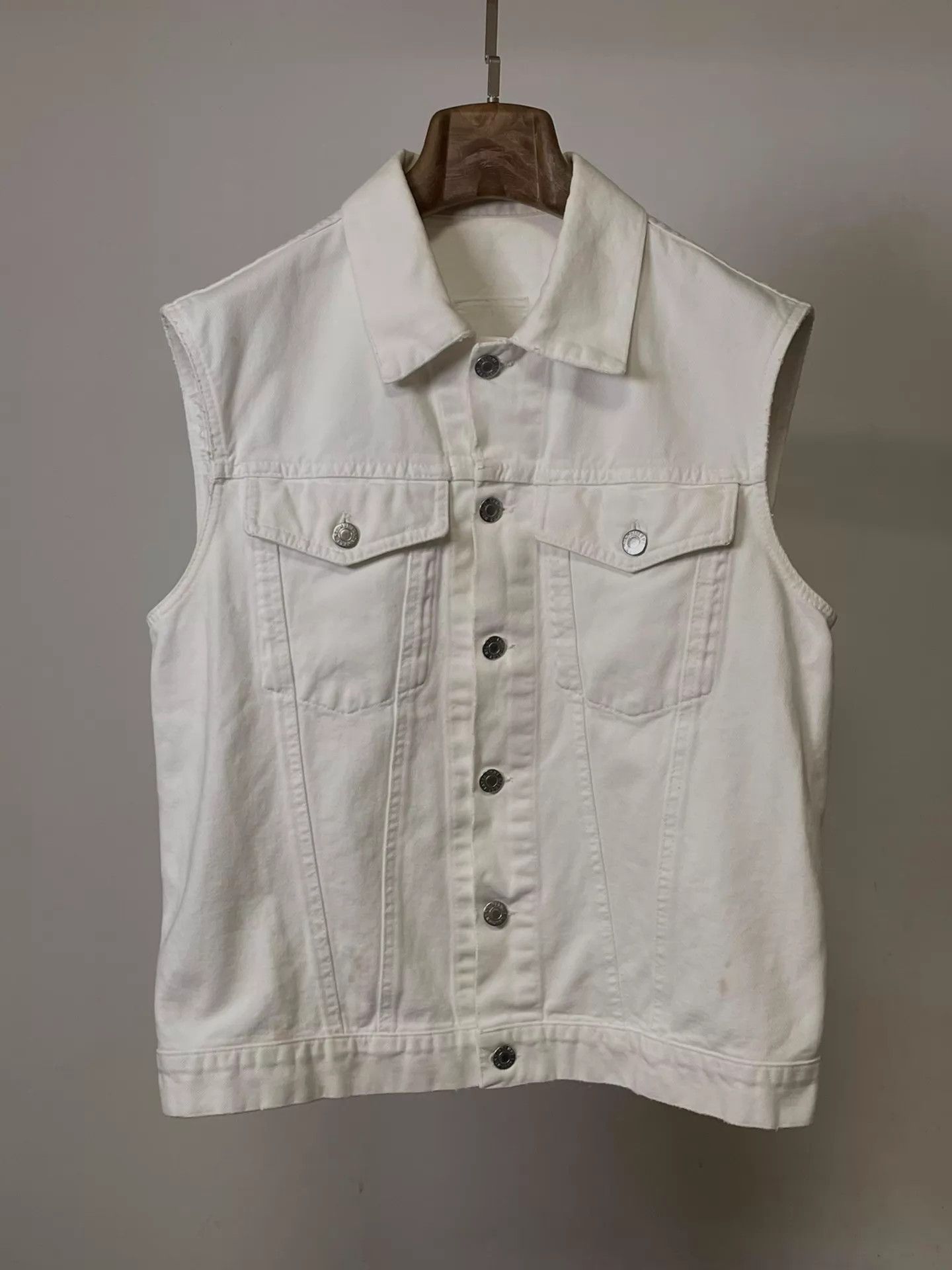 Helmut Lang Helmut Lang 90s Early Denim Vest 48 Size US M / EU 48-50 / 2 - 3 Thumbnail