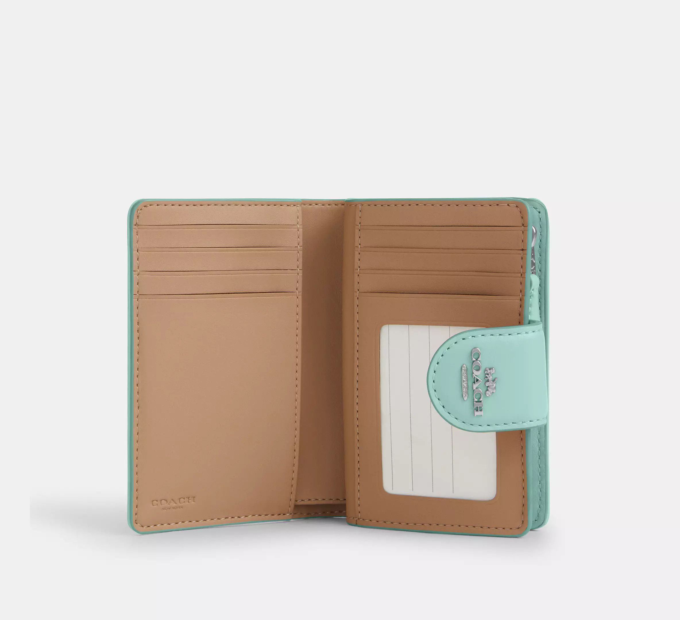 Coach Medium Corner Zip Wallet In Signature Jacquard CT922 Size ONE SIZE - 10 Thumbnail